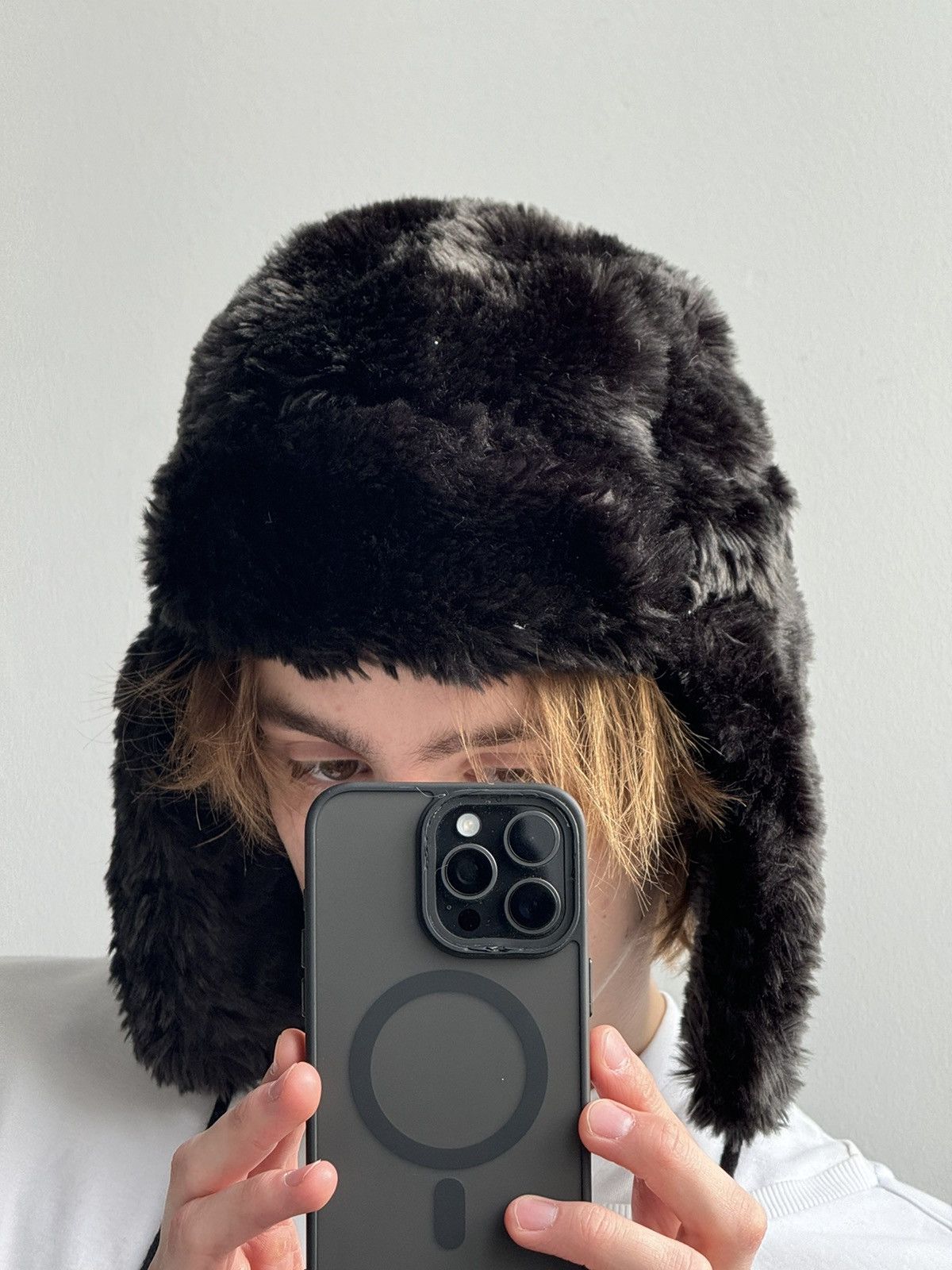 Hysteric Glamour × Japanese Brand Vintage fuzzy mohair japanese ushanka hat avant garde Size ONE SIZE - 6 Thumbnail
