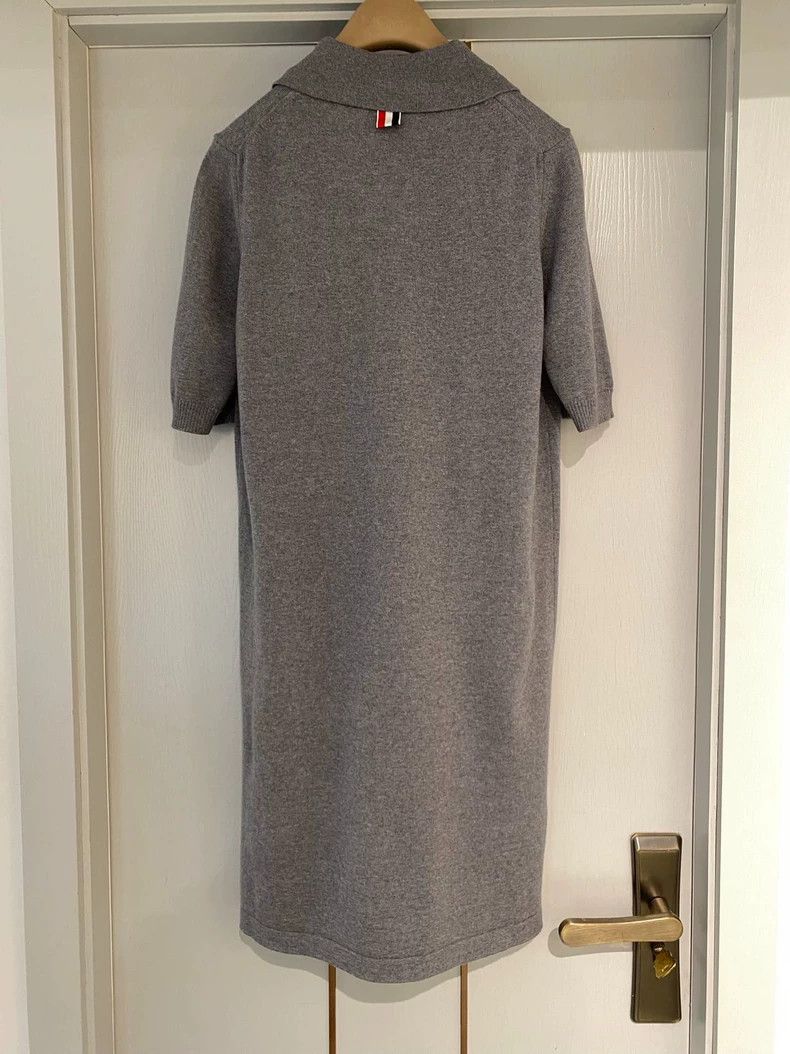 Thom Browne Thom Browne Gray knitted dress Size XS / US 0-2 / IT 36-38 - 4 Thumbnail