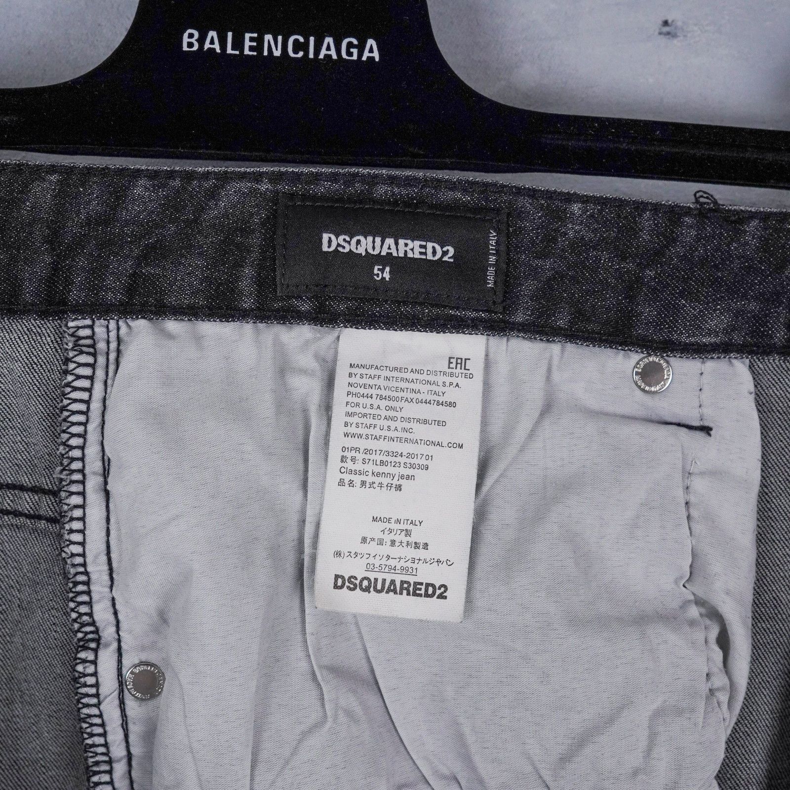 Dsquared2 Dsquared2 classic kenny distressed washed black jeans pants Size US 38 / EU 54 - 10 Thumbnail