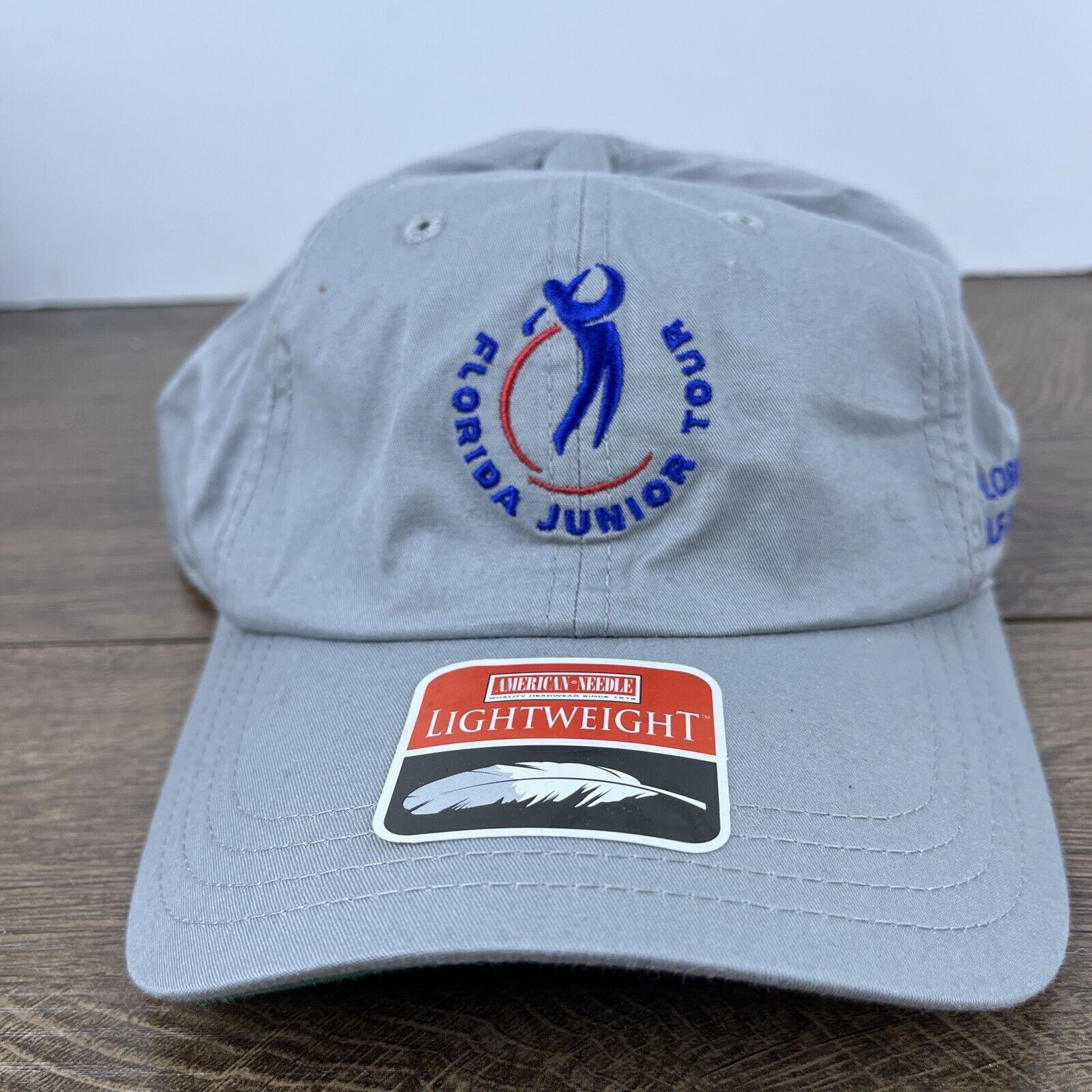 American Needle Florida State Golf Association Hat Gray Hat Adjustable Gray Size ONE SIZE - 4 Thumbnail