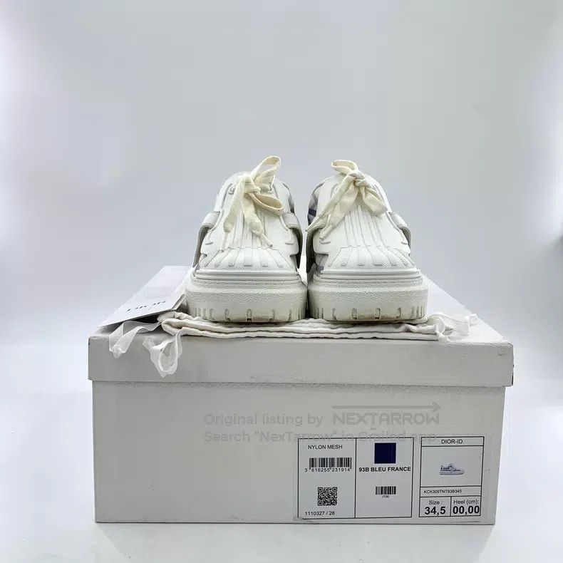 Dior Dior White logo letter print lace-up casual board shoes sh Size US 4 / IT 34 - 8 Thumbnail