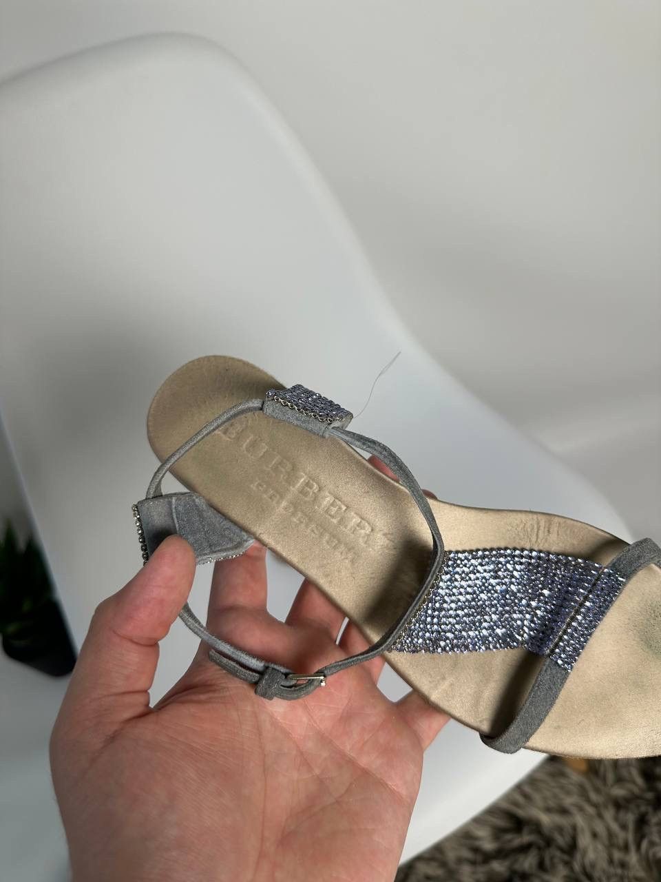 Burberry × Vintage Burberry WMNS Sandal Size US 7 / IT 37 - 3 Thumbnail