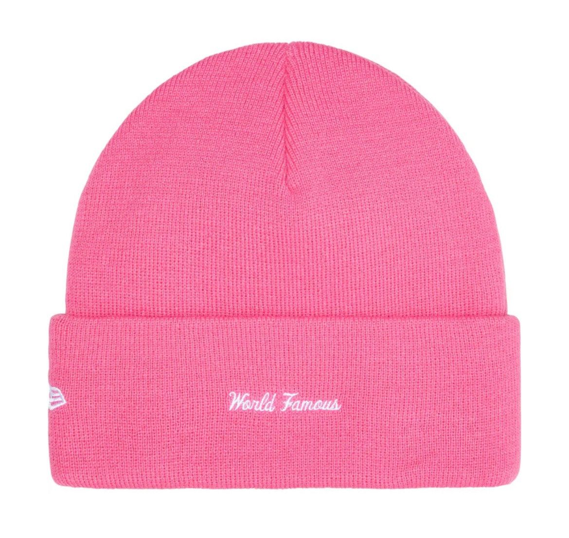New Era × Supreme Supreme Box Logo Beanie Magenta FW25 Size ONE SIZE - 2 Thumbnail