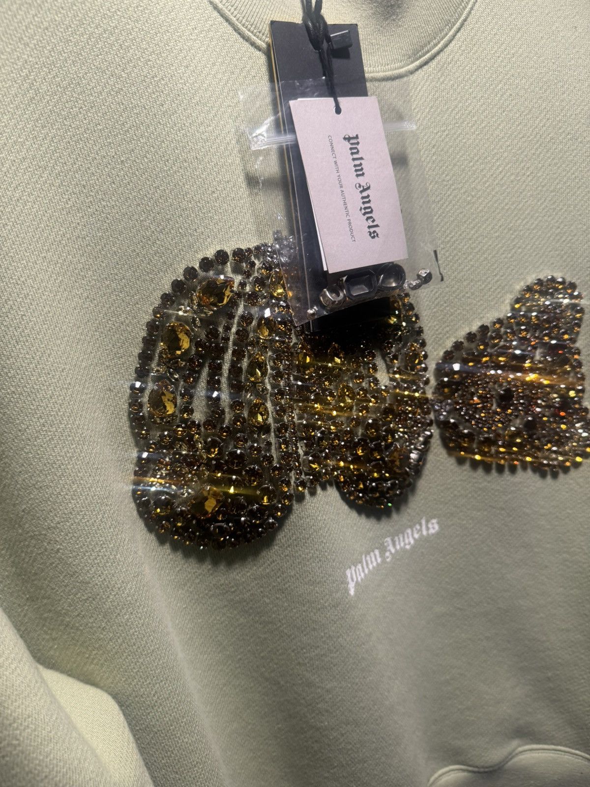 Palm Angels PALM ANGELS RHINESTONES BEAR SWEATSHIRT Size US S / EU 44-46 / 1 - 5 Thumbnail