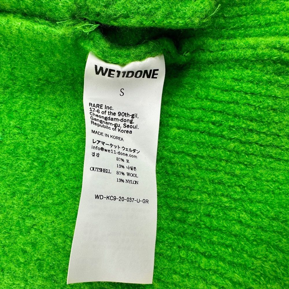 WE11DONE We11Done Logo Jacquard knit Cardigan Women’s Size Small Size S / US 4 / IT 40 - 5 Thumbnail