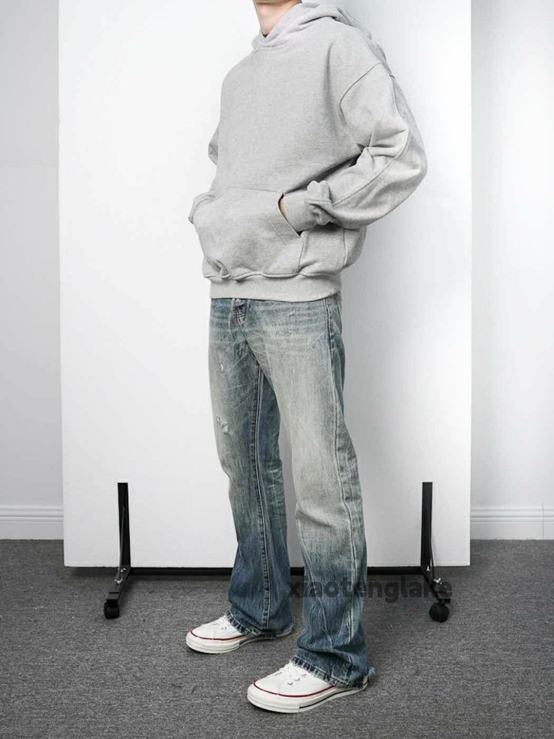 Jean × Vintage washed faded y2k skate hiphop yuppie jeans Size US 30 / EU 46 - 4 Thumbnail