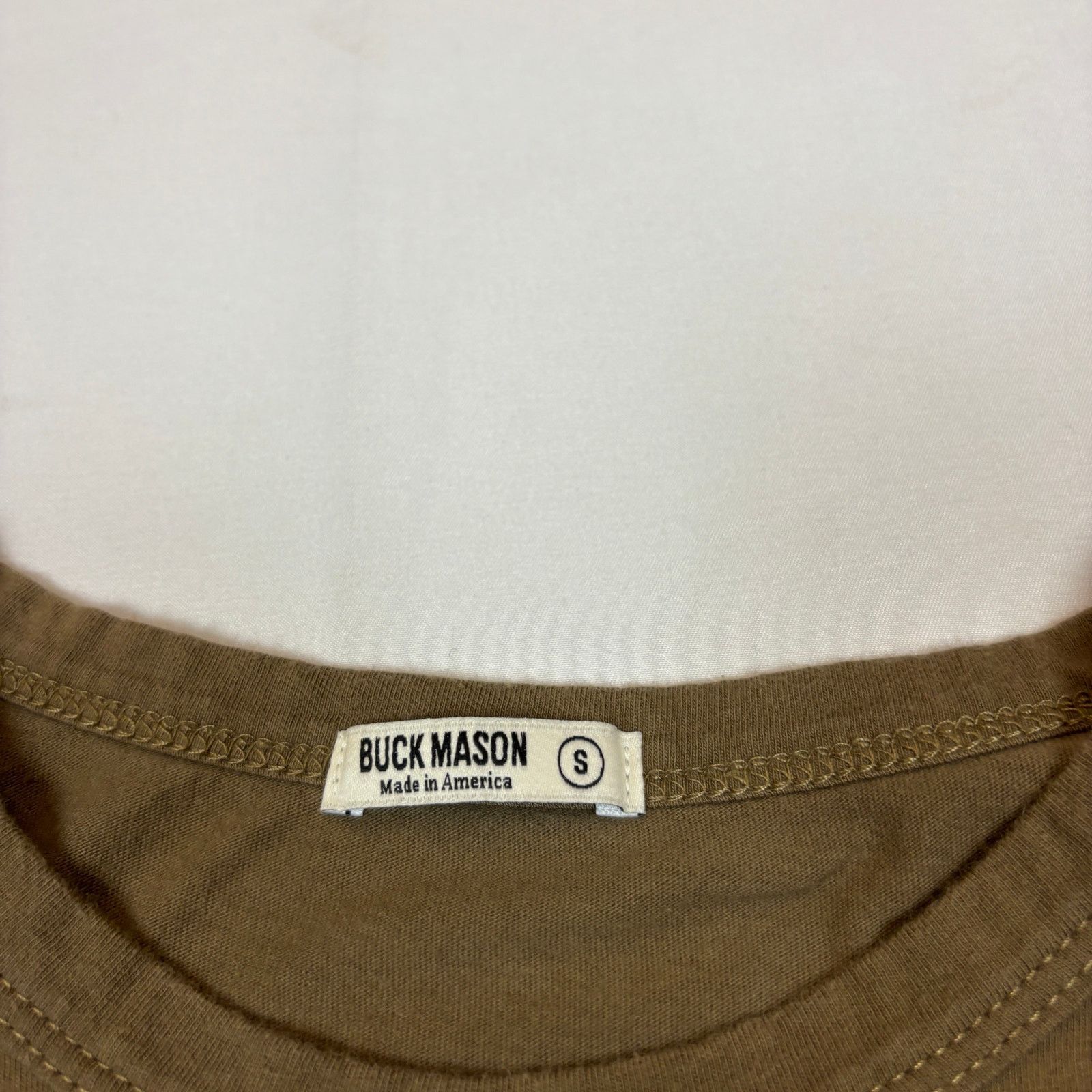 Buck Mason Buck Mason Curved Hem Slub Cotton Short Sleeve T Shirt S Size US S / EU 44-46 / 1 - 6 Thumbnail