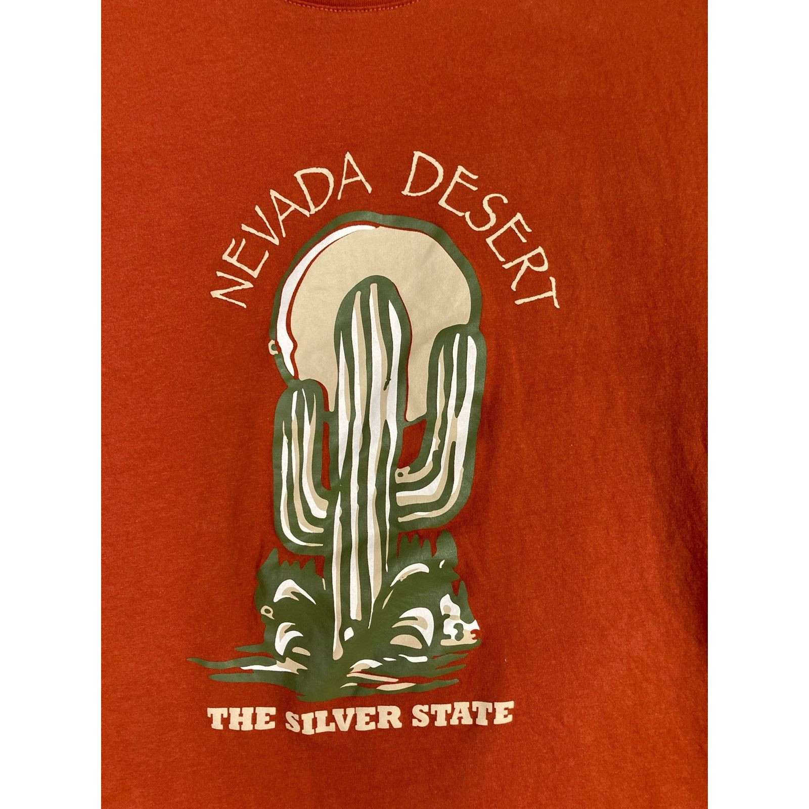 Other Primark Women's Medium Terracotta Graphic T-Shirt Desert Size M / US 6-8 / IT 42-44 - 6 Thumbnail