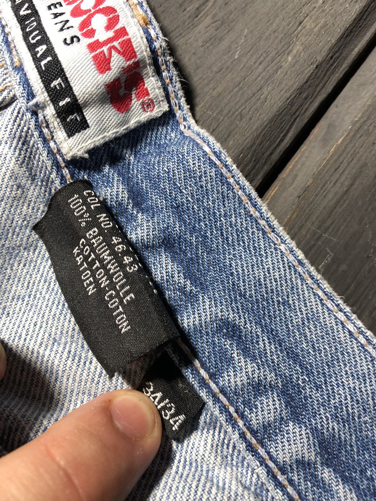 Hysteric Glamour × If Six Was Nine × Lacoste VTG 💥HYSTERIC GLAMOUR RICK OWENS STYLE JEANS 90S Size US 34 / EU 50 - 3 Thumbnail