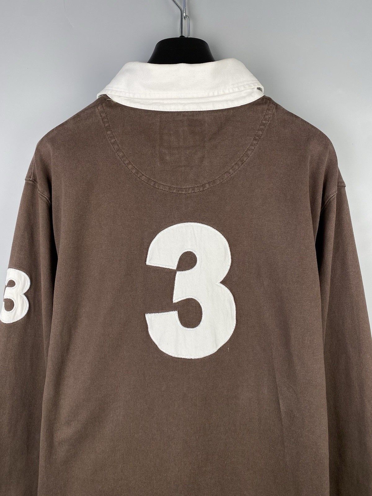 Hackett Hackett Army Polo Team #3 Long Sleeve Polo Shirt Size US L / EU 52-54 / 3 - 11 Thumbnail
