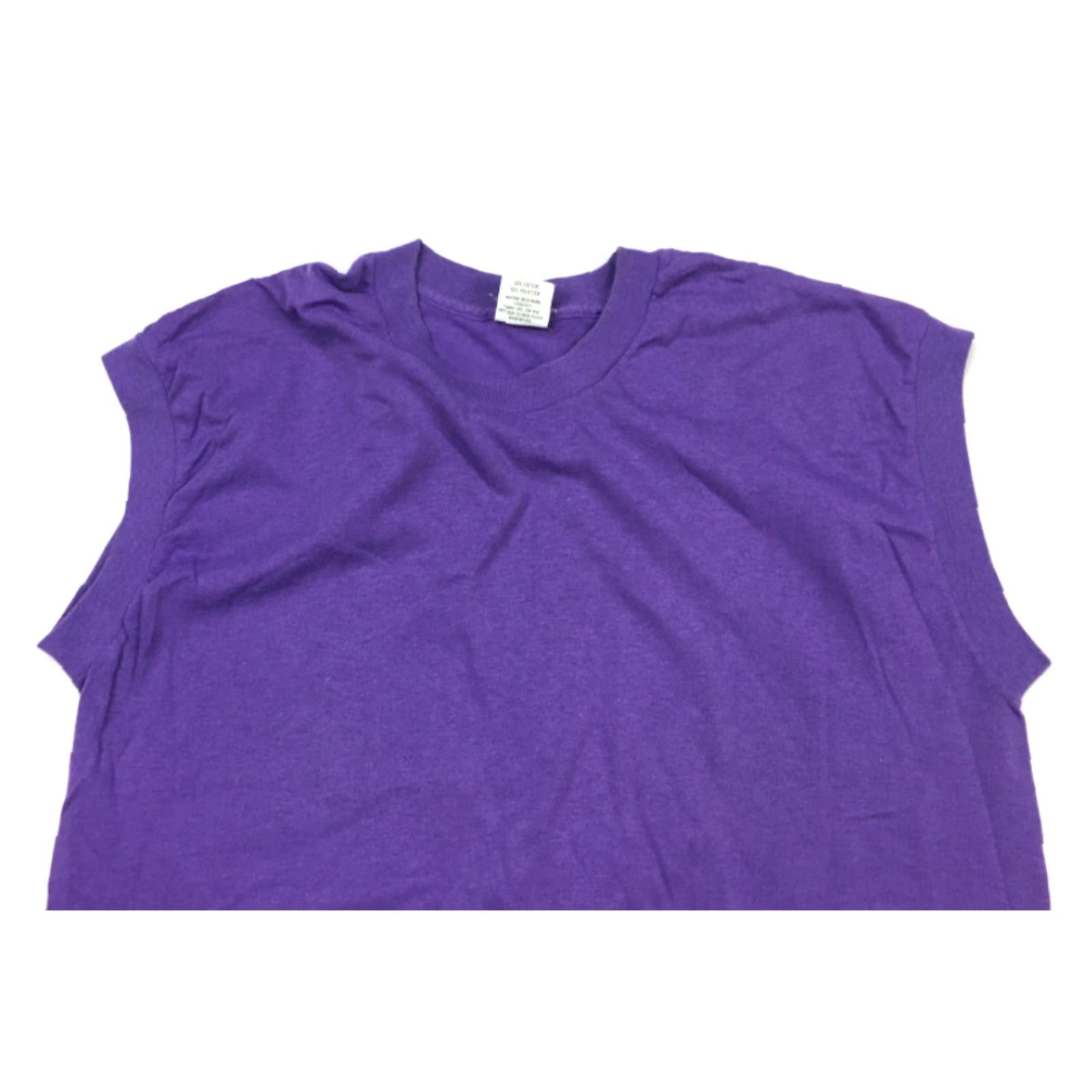 Etro VTG 90s Sleeveless Muscle Shirt Adult XL Purple AC Slater USA Made Fitness Shirt Size US XL / EU 56 / 4 - 2 Thumbnail