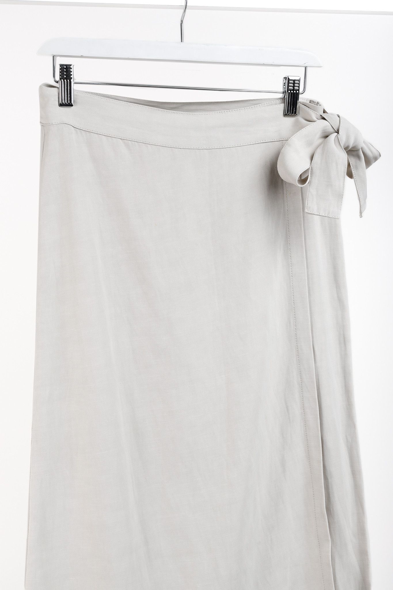 Sarah Pacini Sarah Pacini Khaki Viscose-Blend Wide-Leg Pant Skirt Size 28" / US 6 / IT 42 - 3 Thumbnail