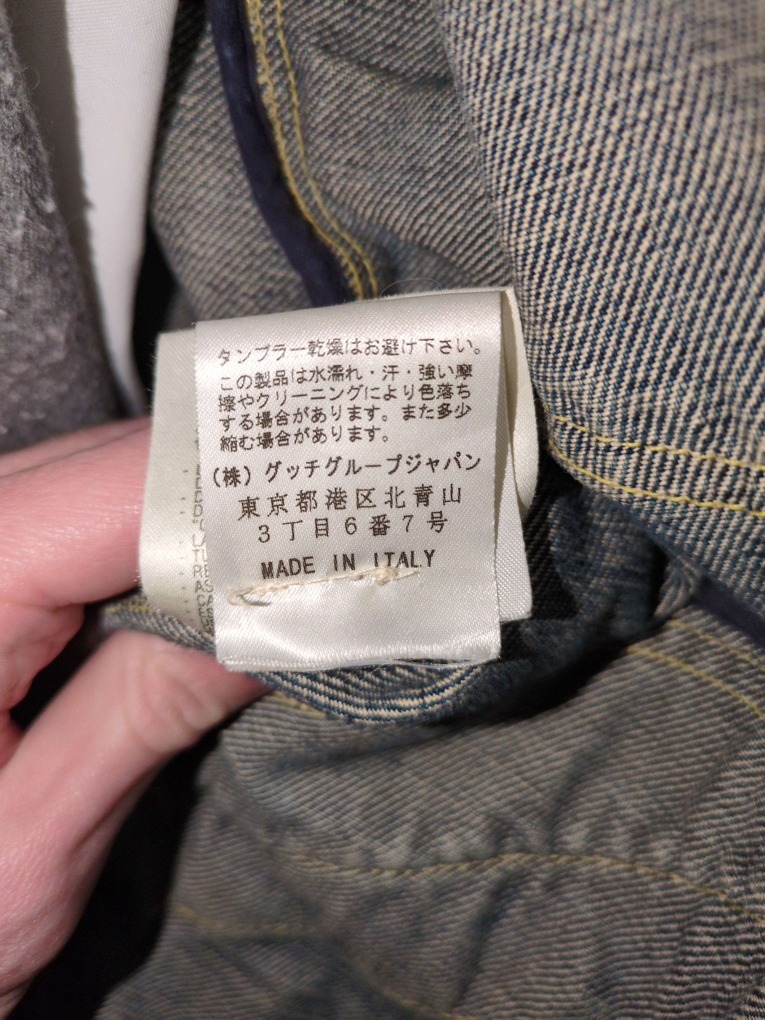 Gucci Tom Ford for Gucci SS04 Western Denim Jacket Size US S / EU 44-46 / 1 - 8 Thumbnail