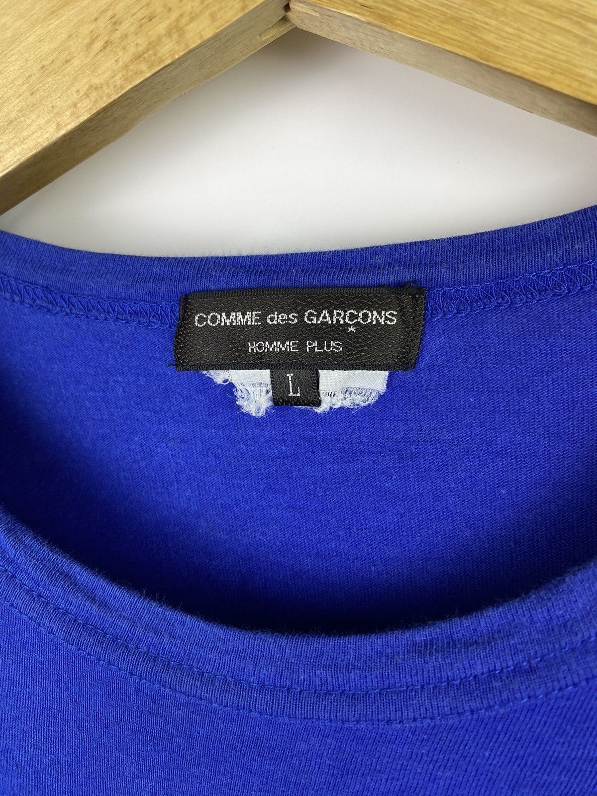 Comme des Garcons × Comme des Garcons Homme Plus × Japanese Brand comme des garcons tshirt blue Size US M / EU 48-50 / 2 - 2 Thumbnail