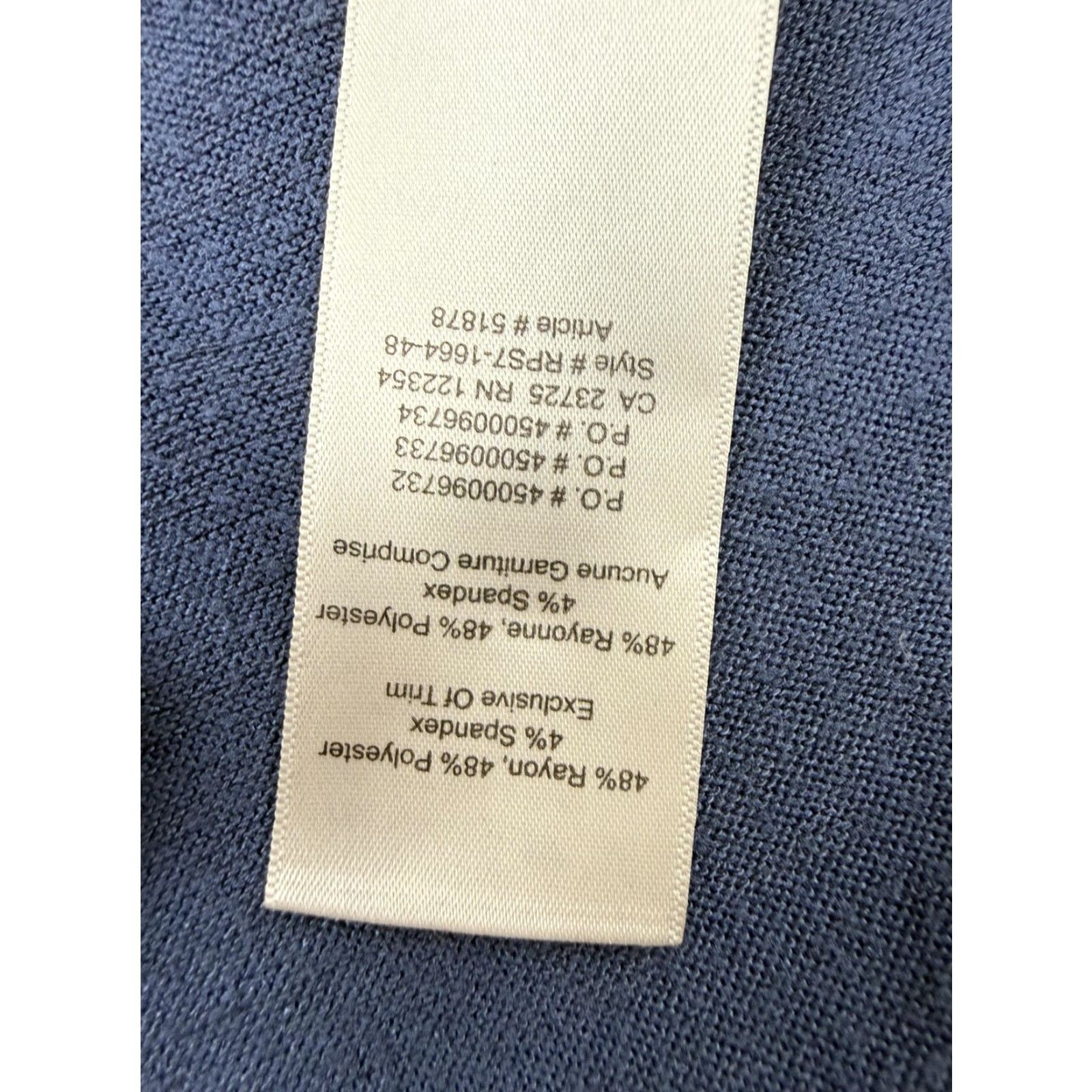 Vintage Wilfred Free Shirt Womens XS Blue Crewneck Short Sleeve Tee Top Size XS / US 0-2 / IT 36-38 - 6 Thumbnail
