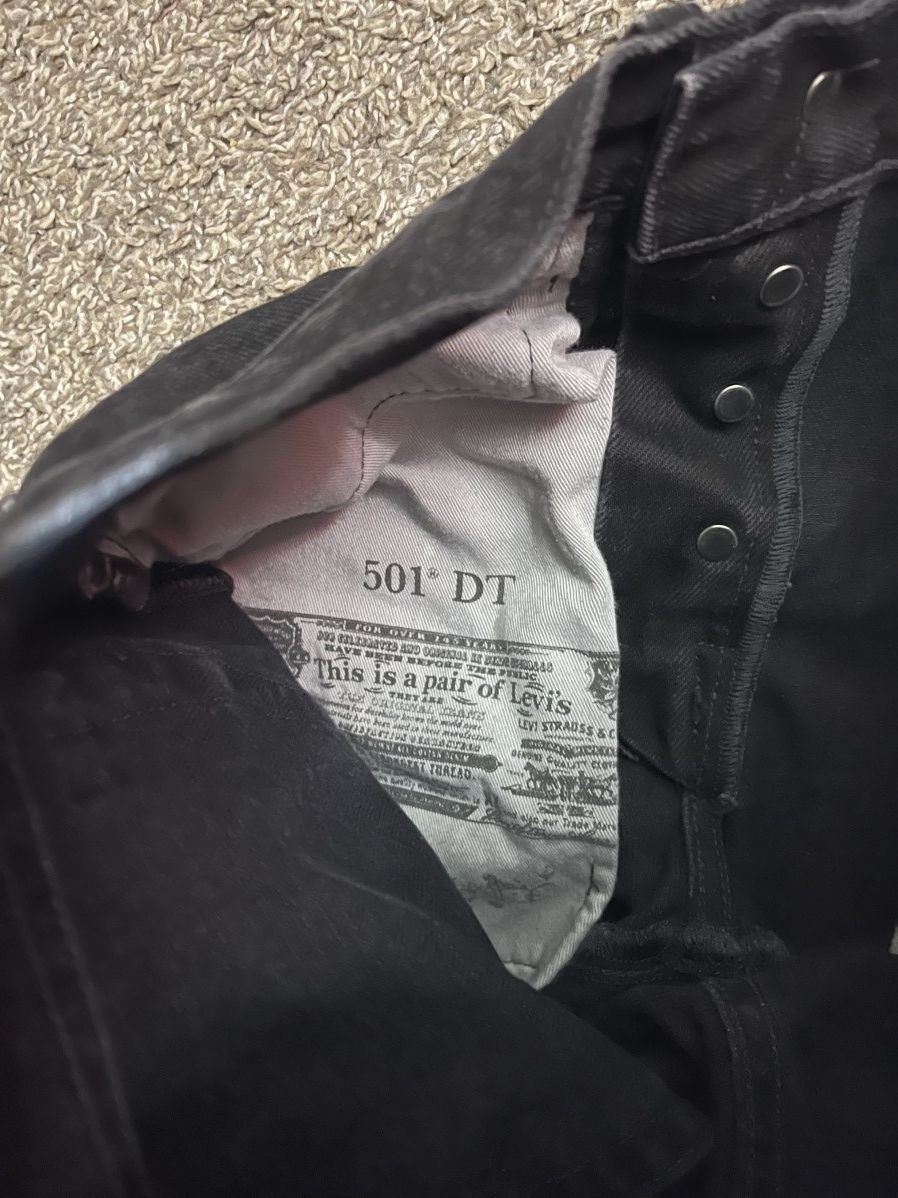 DENIM TEARS × Levi's Denim tears Black / white cotton Denim jeans Size US 26 / EU 42 - 5 Thumbnail