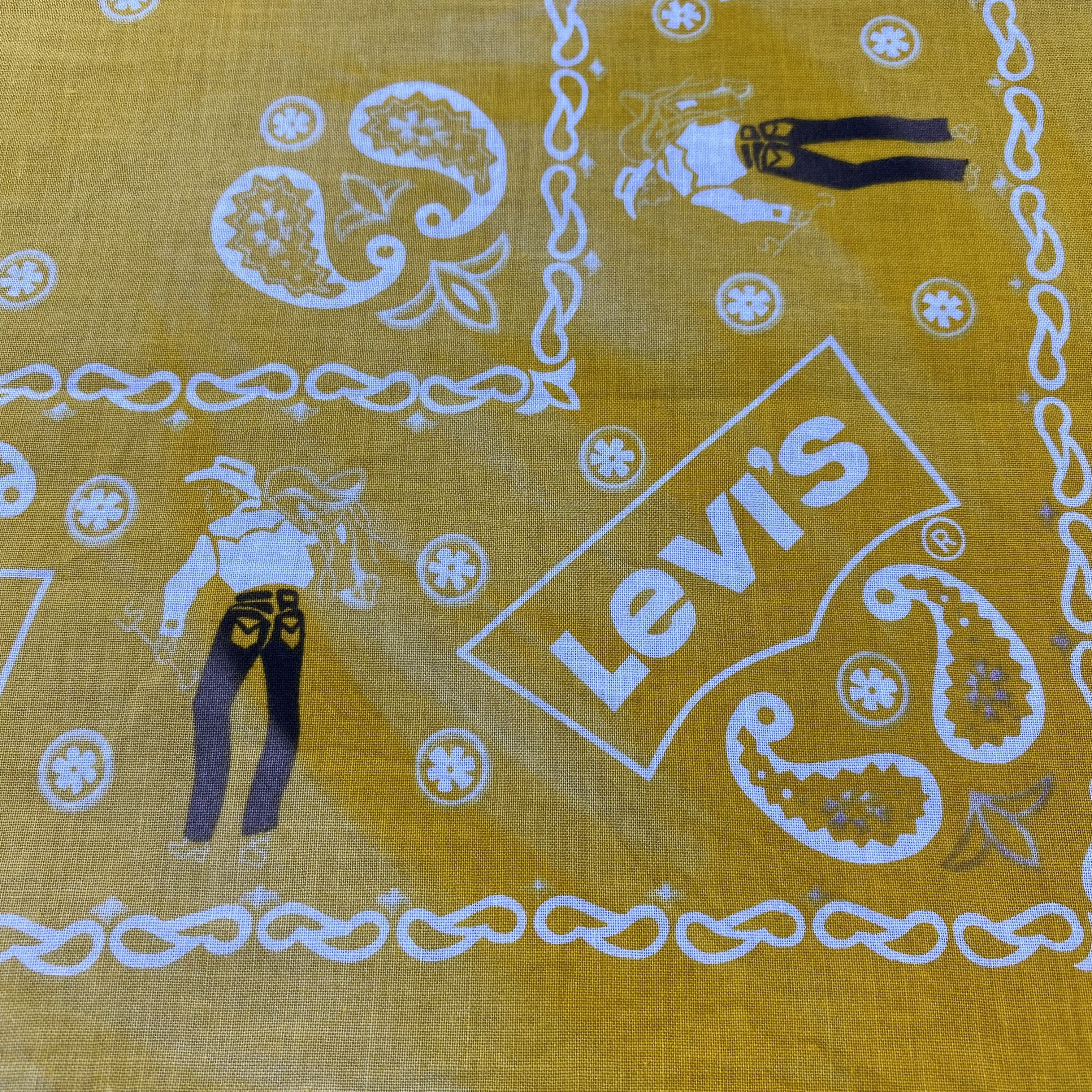 Levi's Vintage Levis Paislee Handkerchief/Bandana/Neckerchief-B1403 Size ONE SIZE - 7 Thumbnail