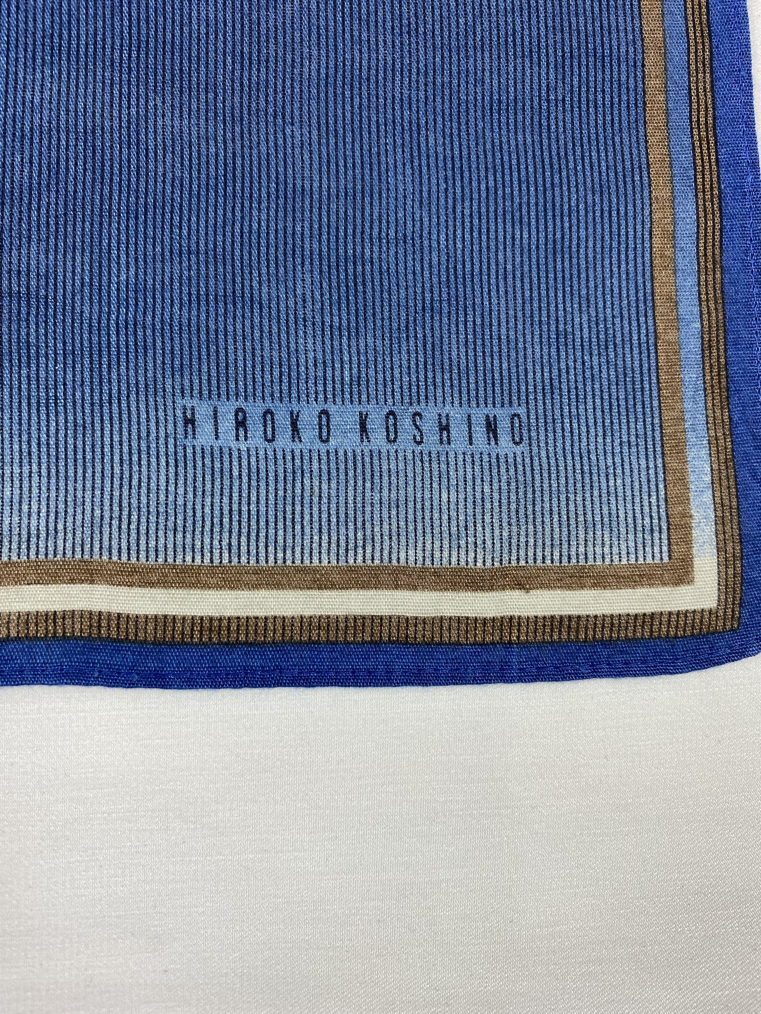 Hiroko Koshino Homme × Japanese Brand × Vintage Hiroko Koshino Handkerchief / Bandana / Neckerchief Size ONE SIZE - 5 Thumbnail