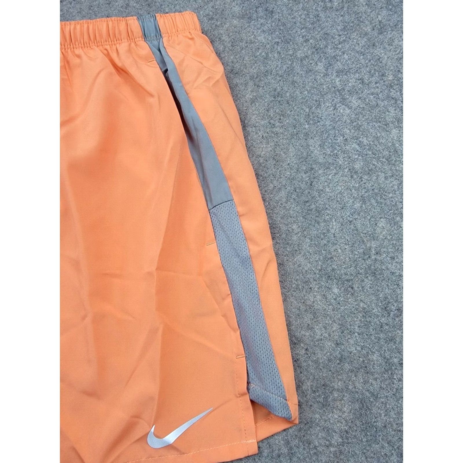 Nike Nike Shorts Mens 2XL Orange 5'' Inseam Dri Fit Logo NWT Sports Athletic Brief Lined Pockets Drawstring Elastic Waist Size US 39 - 4 Thumbnail