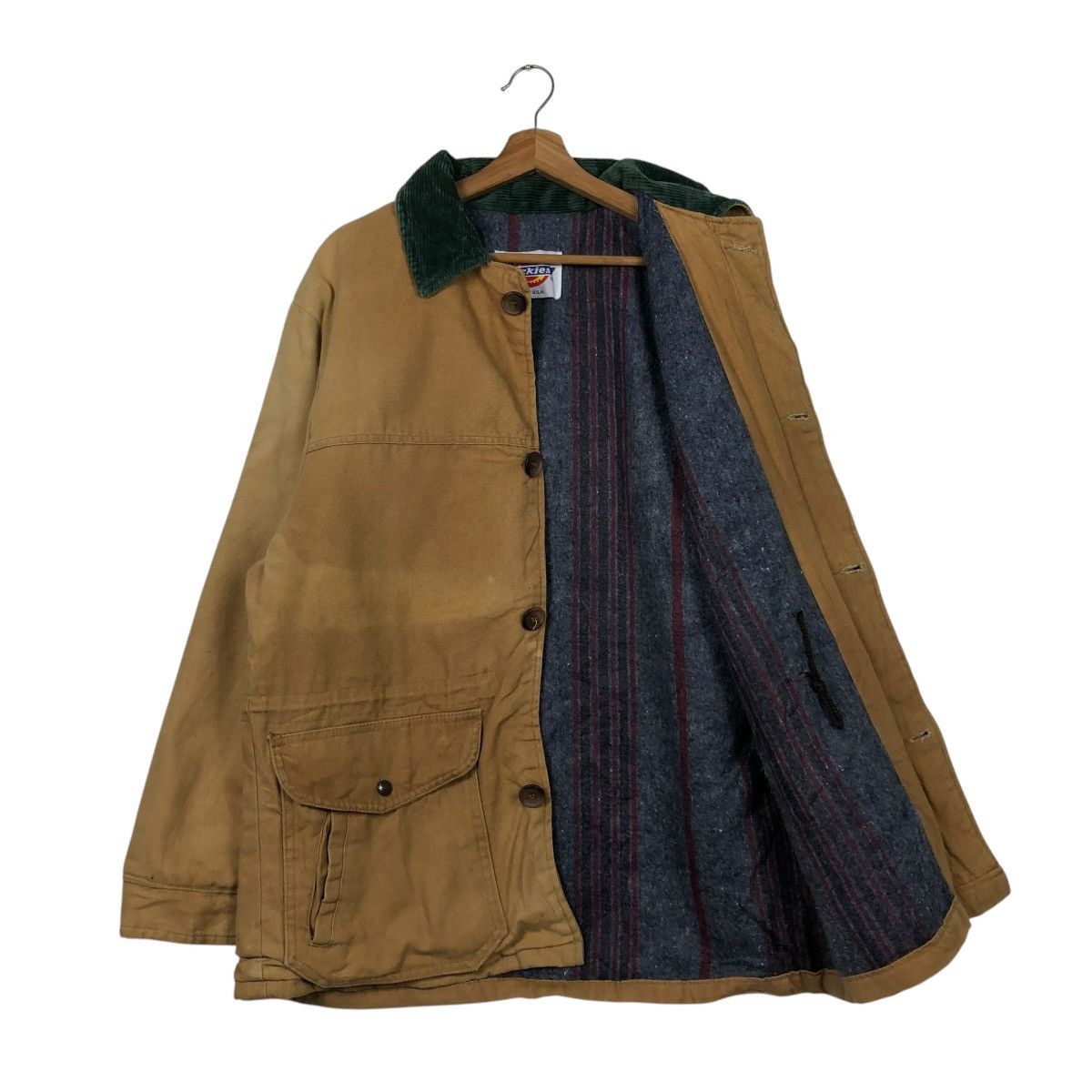 Japanese Brand 🔥VINTAGE CHORE WORKER JACKET DICKIES BLANKET DETROIT USA Size US M / EU 48-50 / 2 - 1 Thumbnail