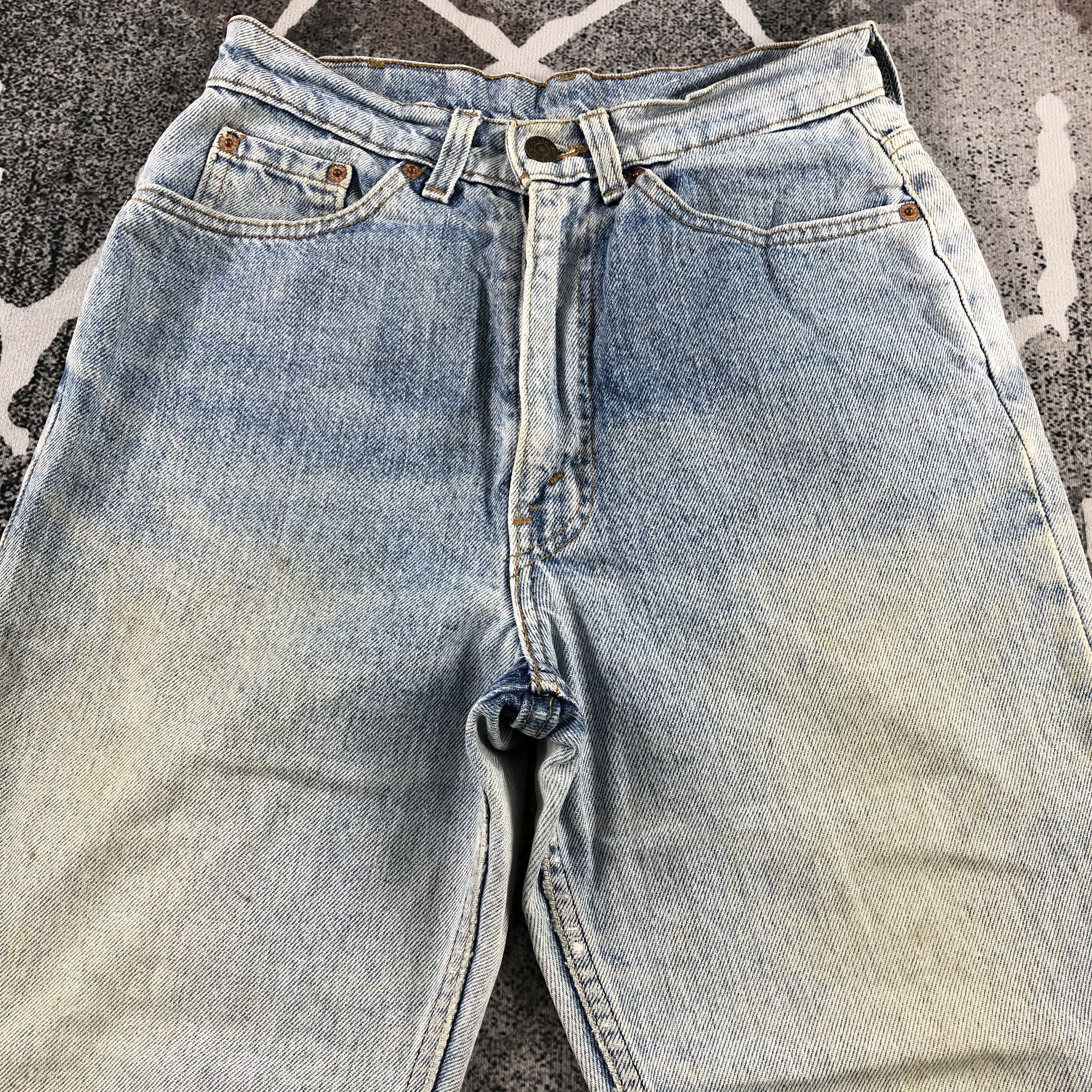 Levi's Vintage 90s Levis 510 Jeans Medium Wash Denim KJ921 Size US 27 - 3 Thumbnail
