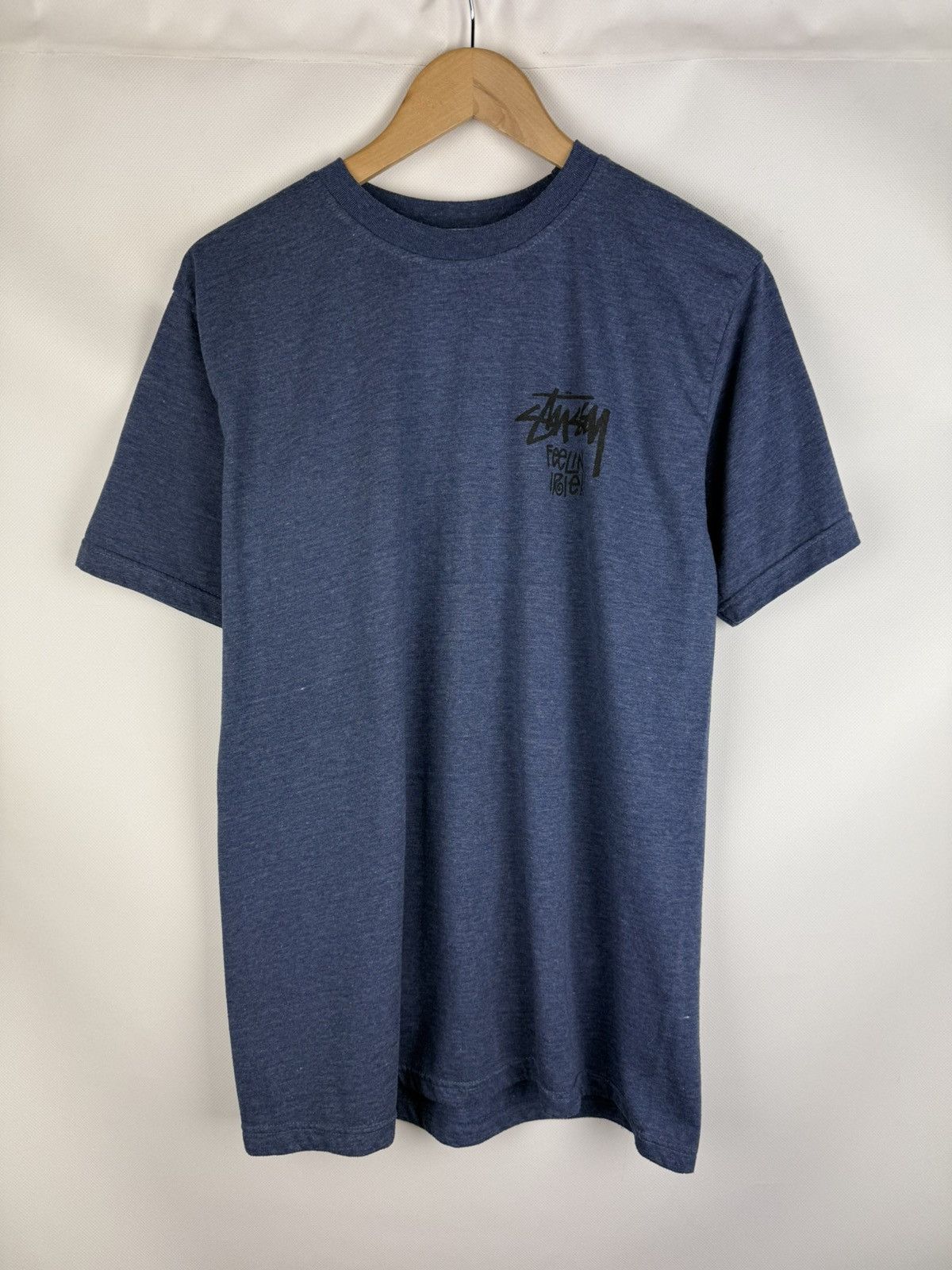Stussy VTG Stussy Big Logo Short Sleeve T Shirt Size XL USA Made Size US XL / EU 56 / 4 - 1 Thumbnail