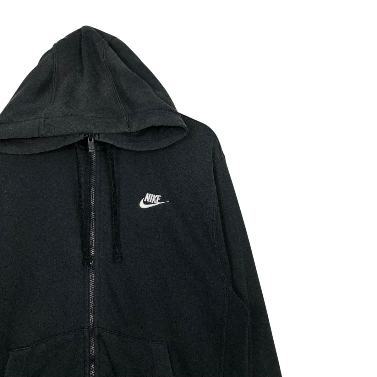 Nike 🔥RICH BLACK ZIPPER HOODIE NIKE SMALL PONY Size US M / EU 48-50 / 2 - 8 Thumbnail