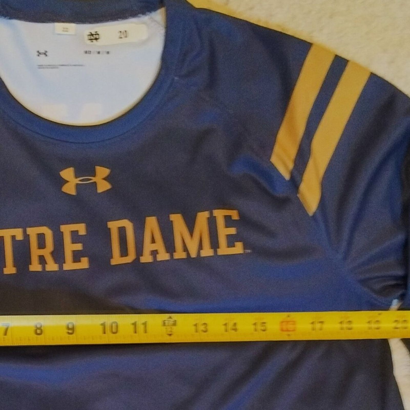 Under Armour Notre Dame Fighting Irish Under Armour Long Sleeve Shirt Men Size US M / EU 48-50 / 2 - 3 Thumbnail