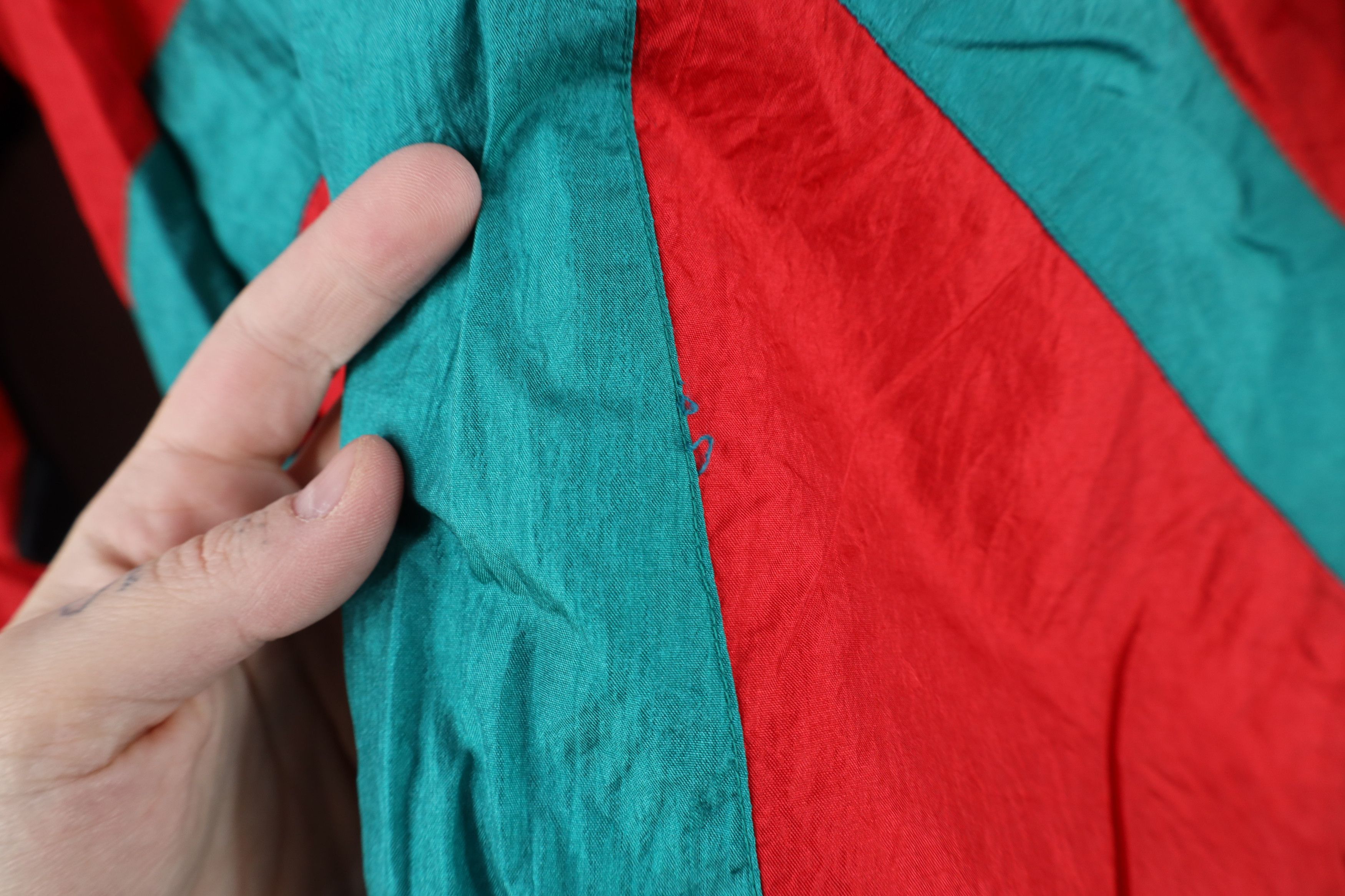 Vintage Vintage 90s Streetwear Lined Full Zip Windbreaker Jacket Size US S / EU 44-46 / 1 - 8 Thumbnail