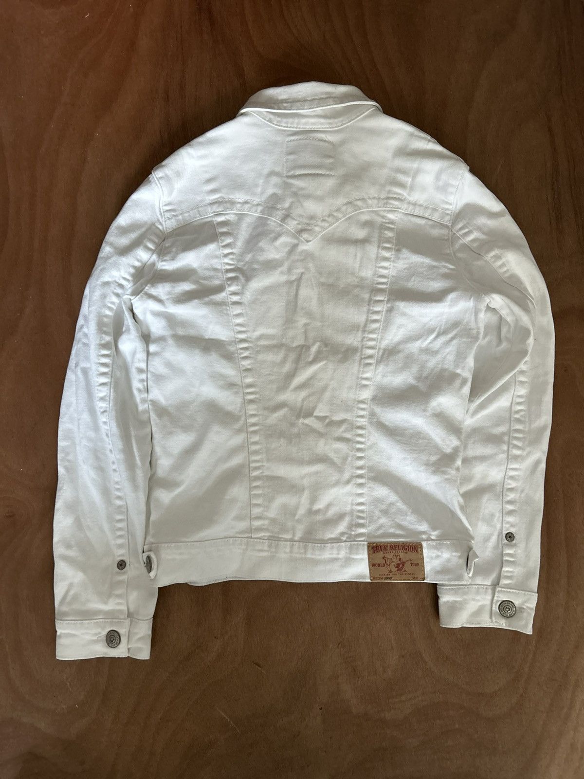 True Religion White true religion denim jacket Size L / US 10 / IT 46 - 3 Thumbnail