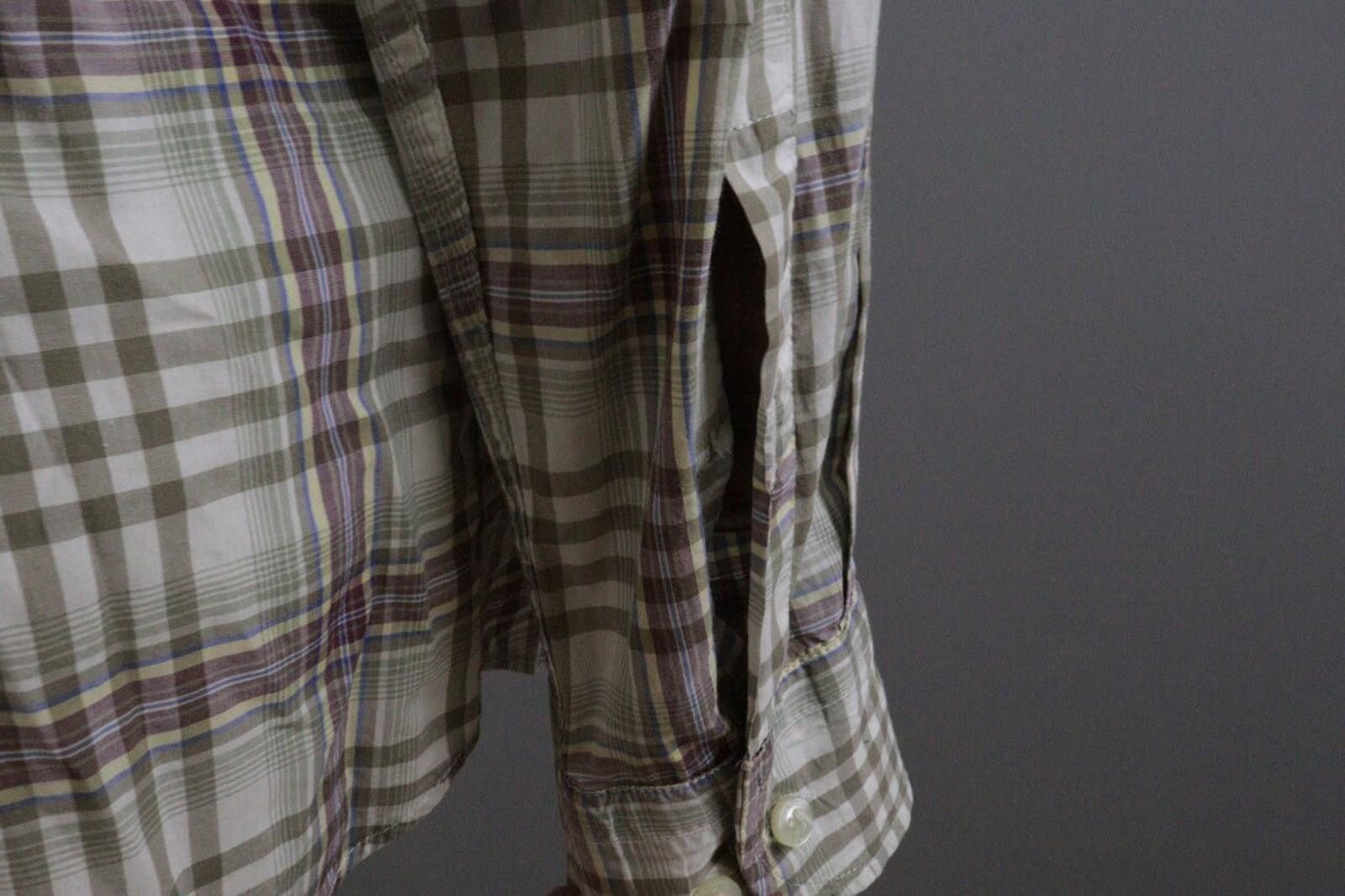 Etro Etro Milano Beige Check Button Down Shirt Size XL Size US XL / EU 56 / 4 - 11 Thumbnail
