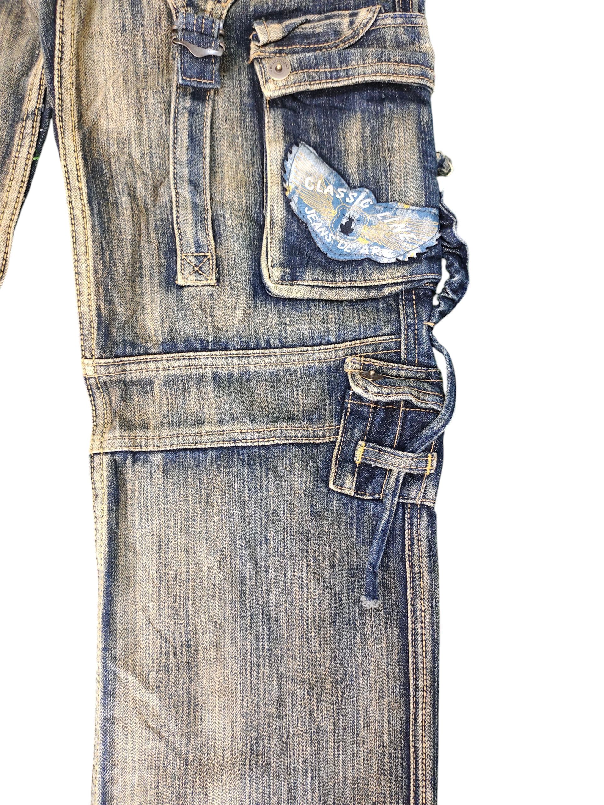 Japanese Brand DeArt Japan Bondage Tactical Multi Pocket Jeans Cyberpunk Size US 30 / EU 46 - 4 Thumbnail