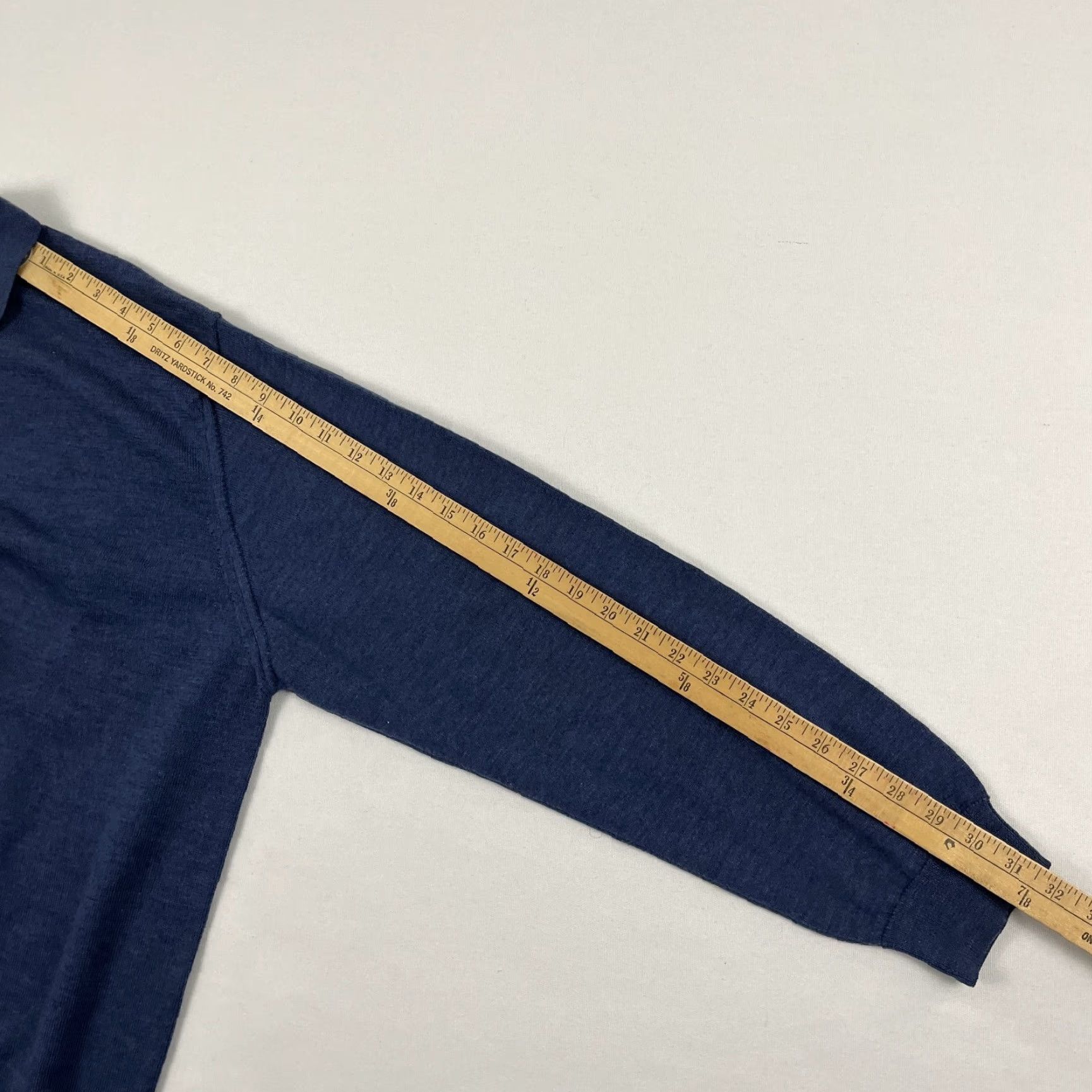 Vintage VINTAGE John Ashford Sweater Polo Mens XL Merino Wool Blue Jumper Academia Old Money VTG Size US XL / EU 56 / 4 - 5 Thumbnail