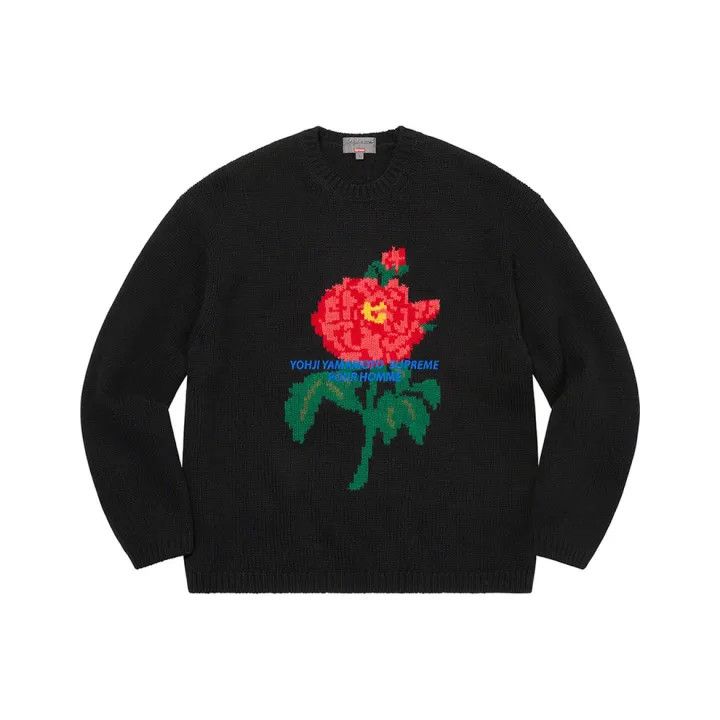 Yohji Yamamoto x Supreme 花柄ニット L シュプリーム SUPREME ×ヨウジヤマモト YOHJI YAMAMOTO コラボ