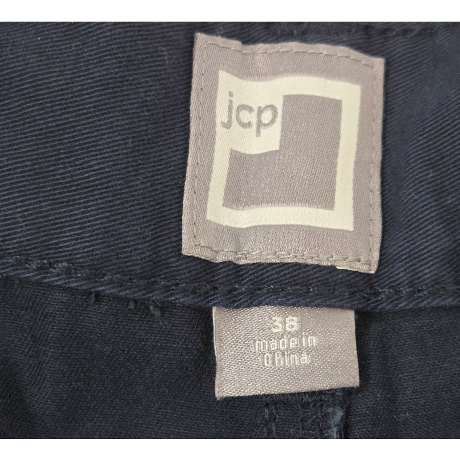 Other JCP Dark Blue Flat Front Men's Shorts 38 Lightweight Pockets Size US 38 / EU 54 - 3 Thumbnail