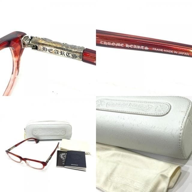 Chrome Hearts CHROME HEARTS SKY Red Plastic Frame Glasses Size ONE SIZE - 10 Thumbnail