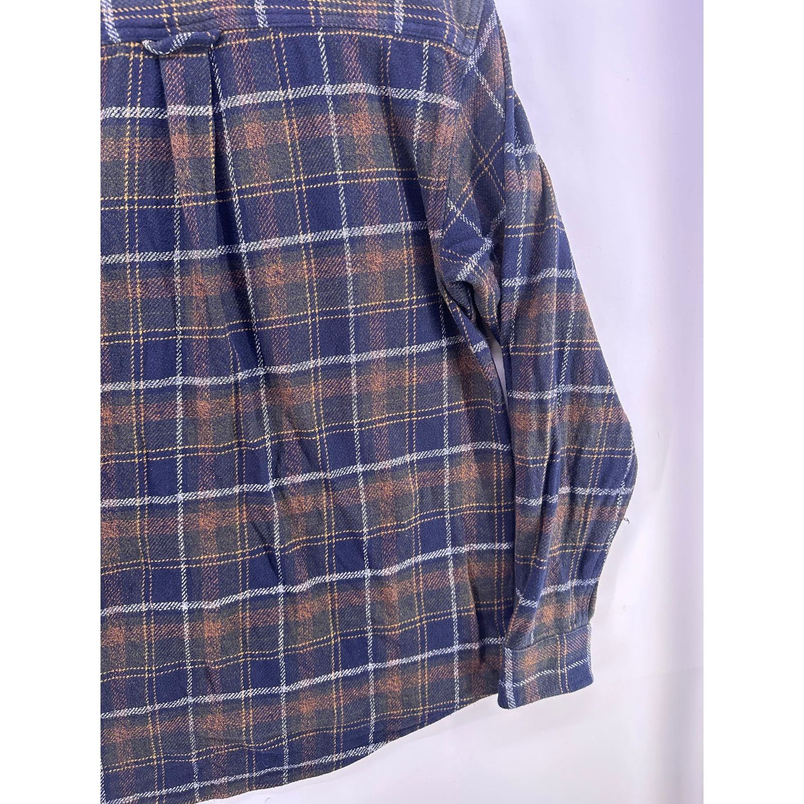 Orvis Orvis Thick Flannel Brown Navy Front Pockets Size Medium Size US M / EU 48-50 / 2 - 11 Thumbnail