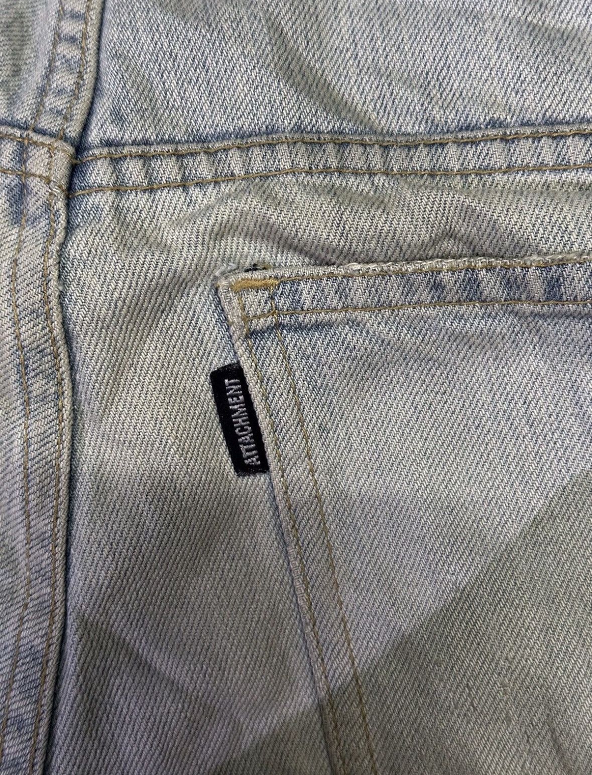 Attachment Distress Denim Attachment Curlve Legs. Size US 32 / EU 48 - 6 Thumbnail