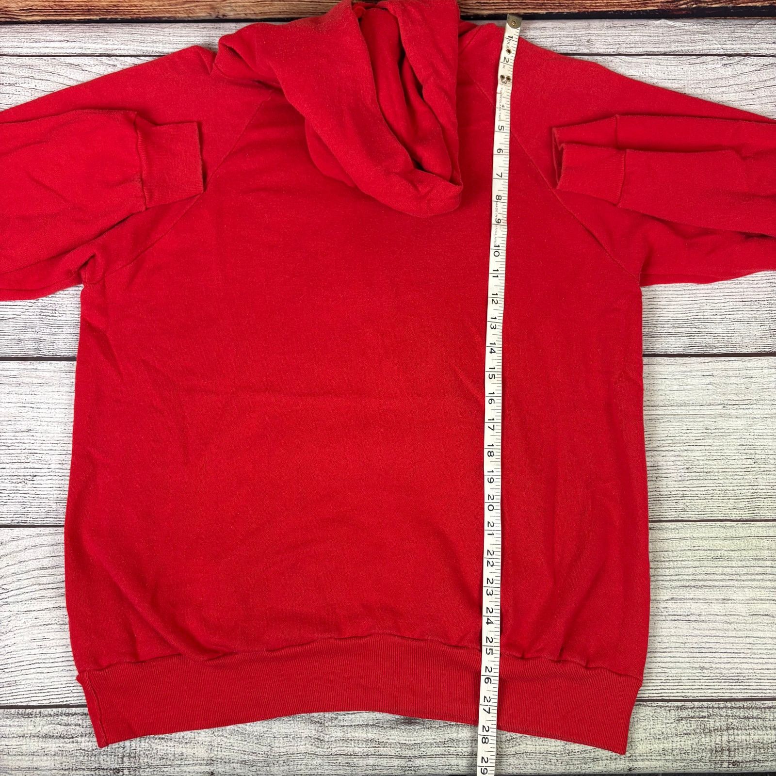 Champion × Vintage 1980s Champion University of Nebraska Huskers College Hoodie Size US L / EU 52-54 / 3 - 6 Thumbnail