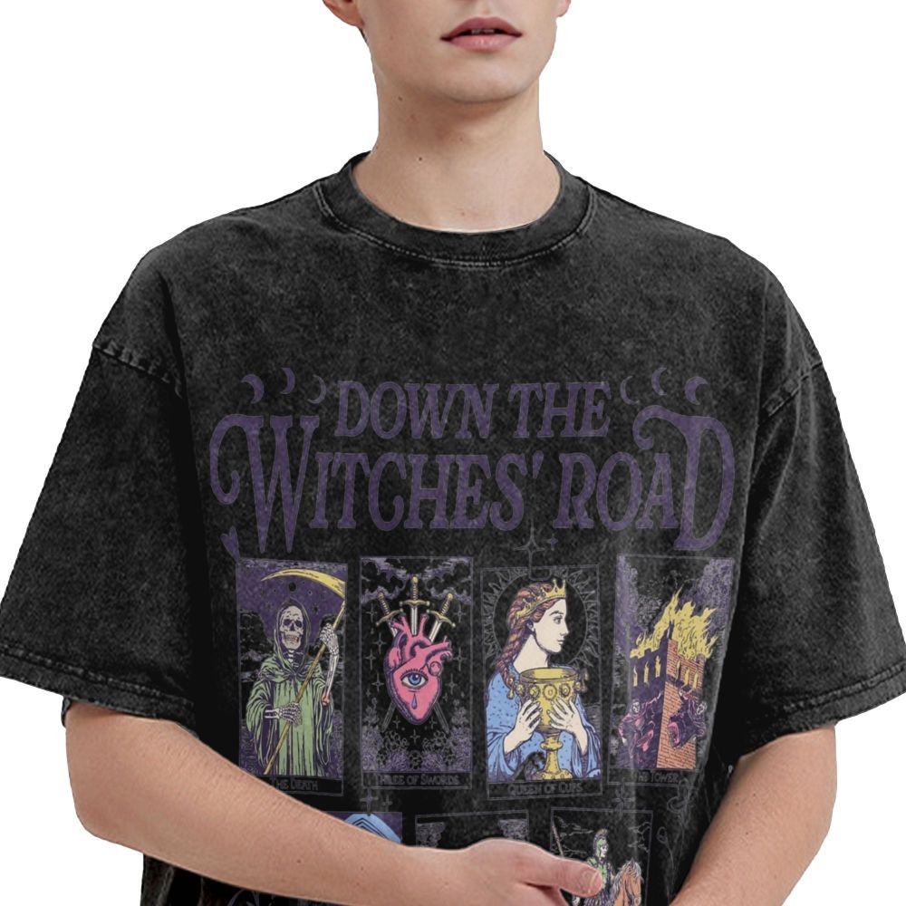 Japanese Brand × Vintage T-shirt Agatha All Along Down The Witch Road Tarot Size US XL / EU 56 / 4 - 5 Thumbnail