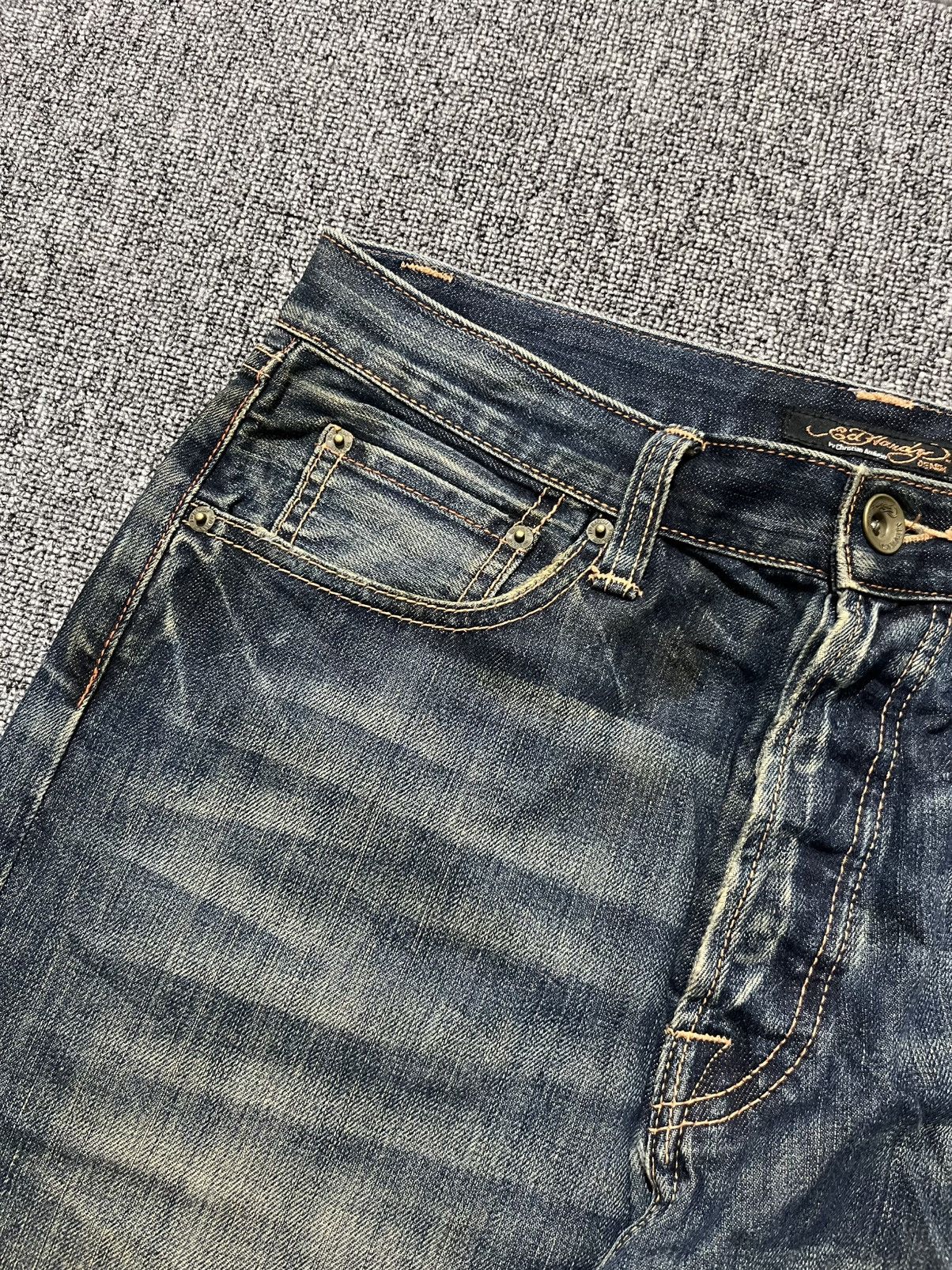 Ed Hardy vintage ed hardy by christian audigier washed jeans Size US 34 / EU 50 - 7 Thumbnail