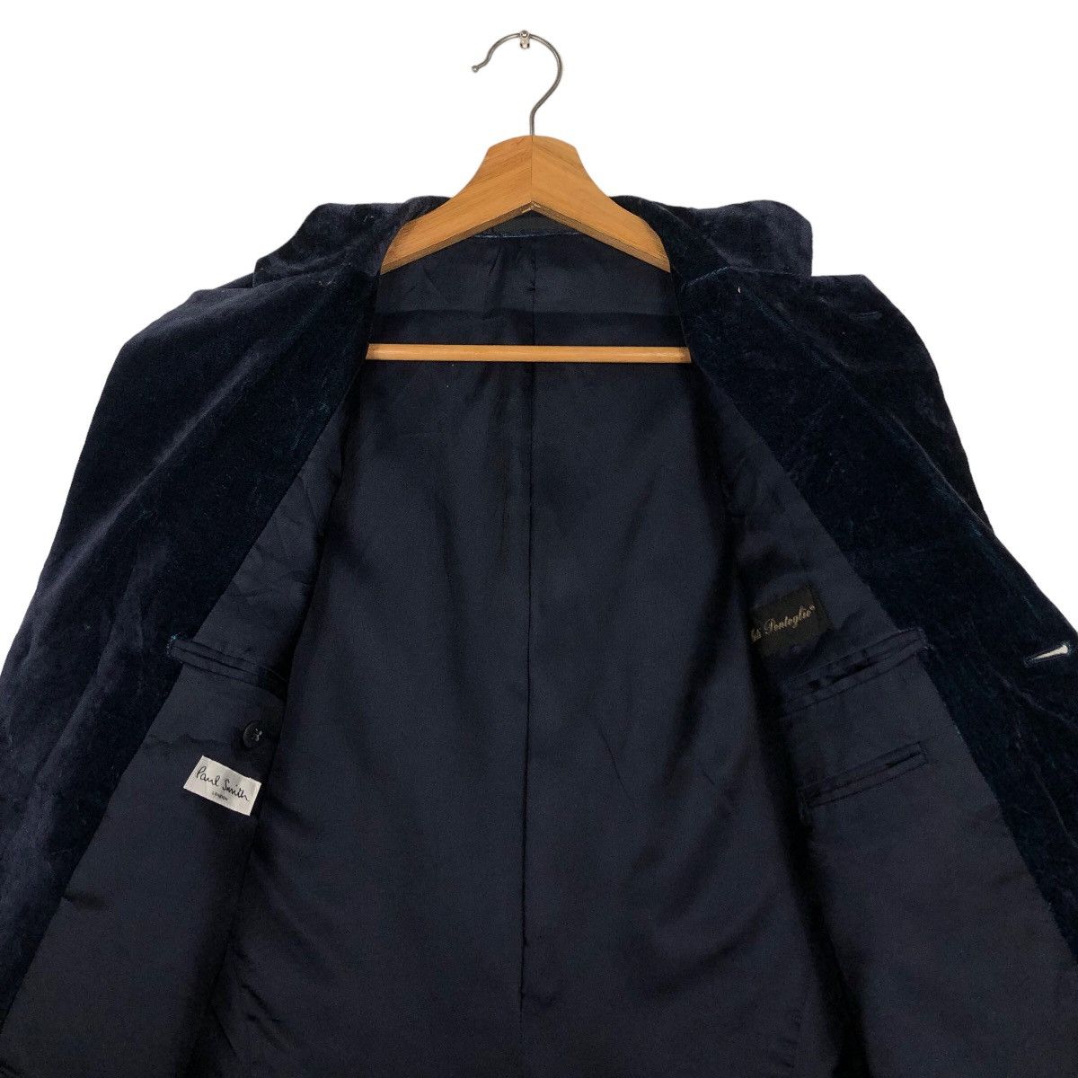 Vintage 🔥Vtg Velvet Jacket Double Breast Paul Smith London Size US M / EU 48-50 / 2 - 12 Thumbnail