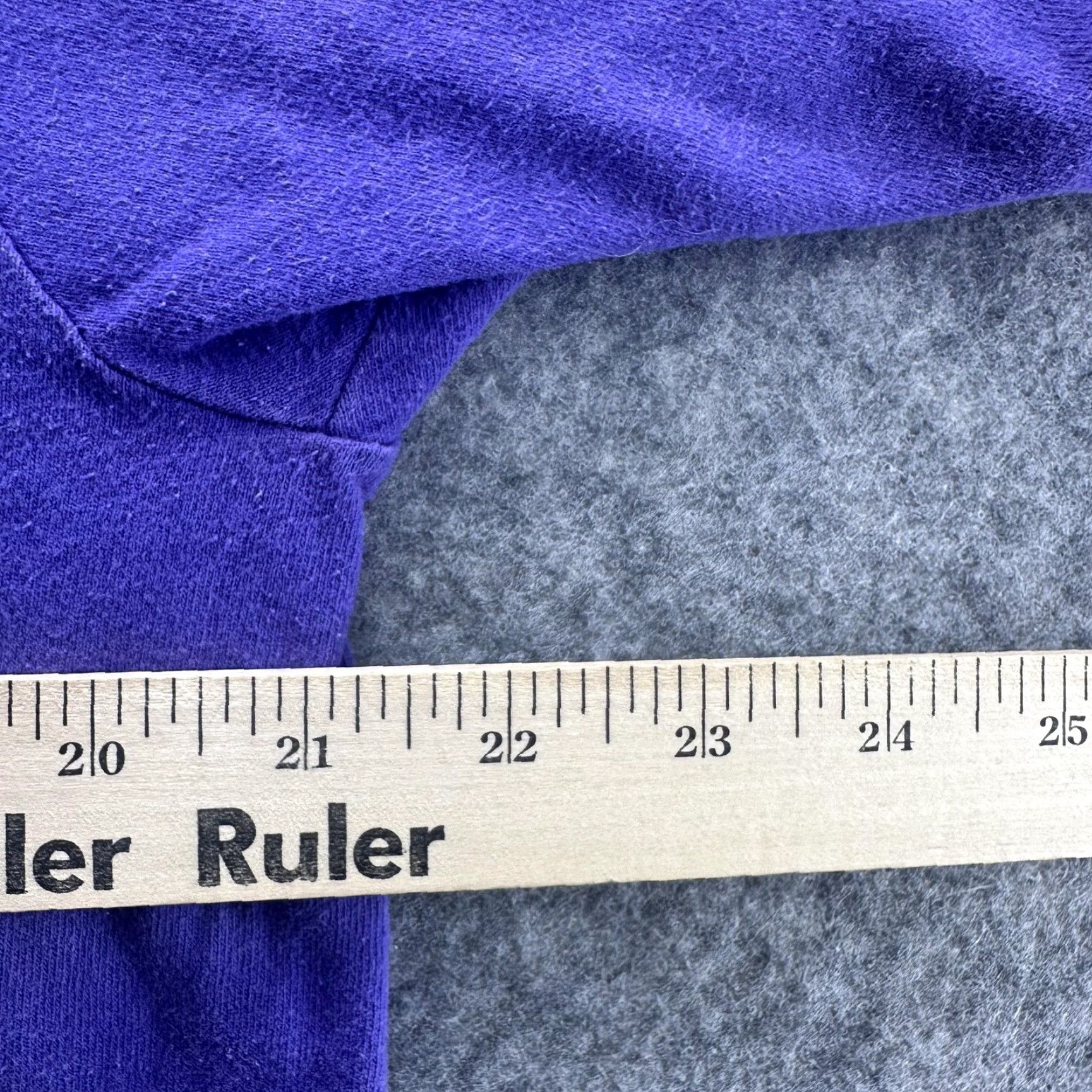 Vintage VINTAGE Honors Shirt Mens Large Purple Pocket Tee Short Sleeve Crew Neck 100% Cotton Made USA Single Stitch Size US L / EU 52-54 / 3 - 7 Thumbnail