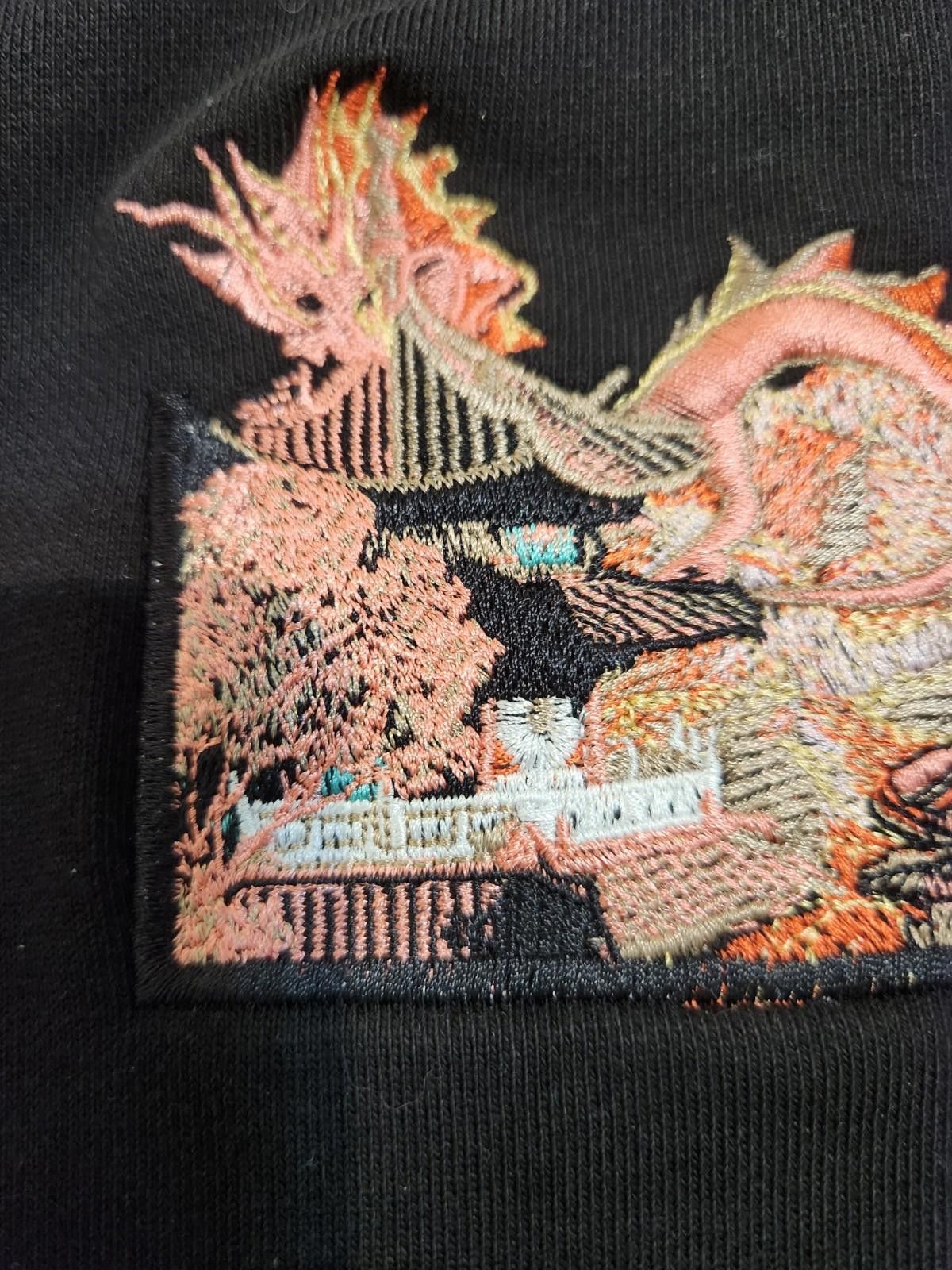 Derschutze Derschutze Chinese New Year Dragon Hoodie Black Men's XL Size US XL / EU 56 / 4 - 3 Thumbnail