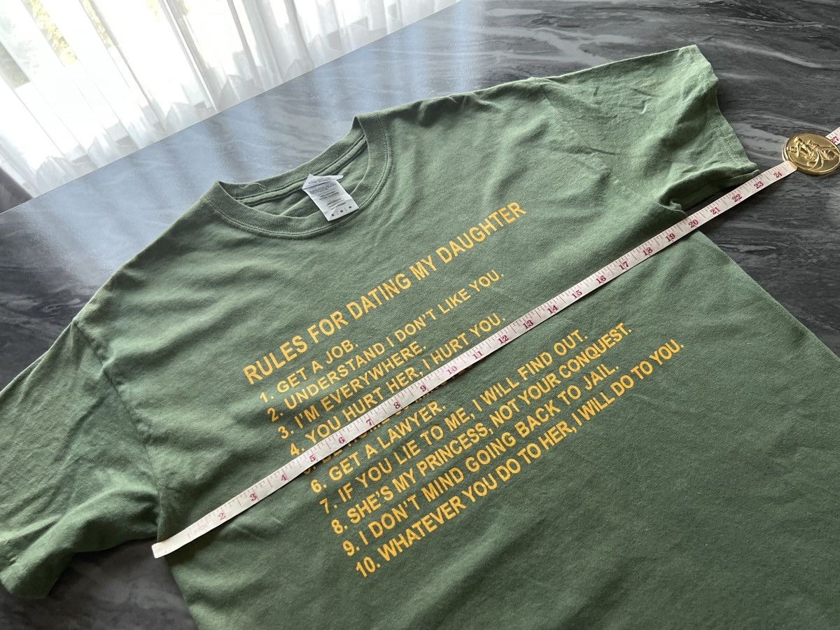 Other × Vintage FONT : Word Rules For Dating My Daughter Size US M / EU 48-50 / 2 - 12 Thumbnail