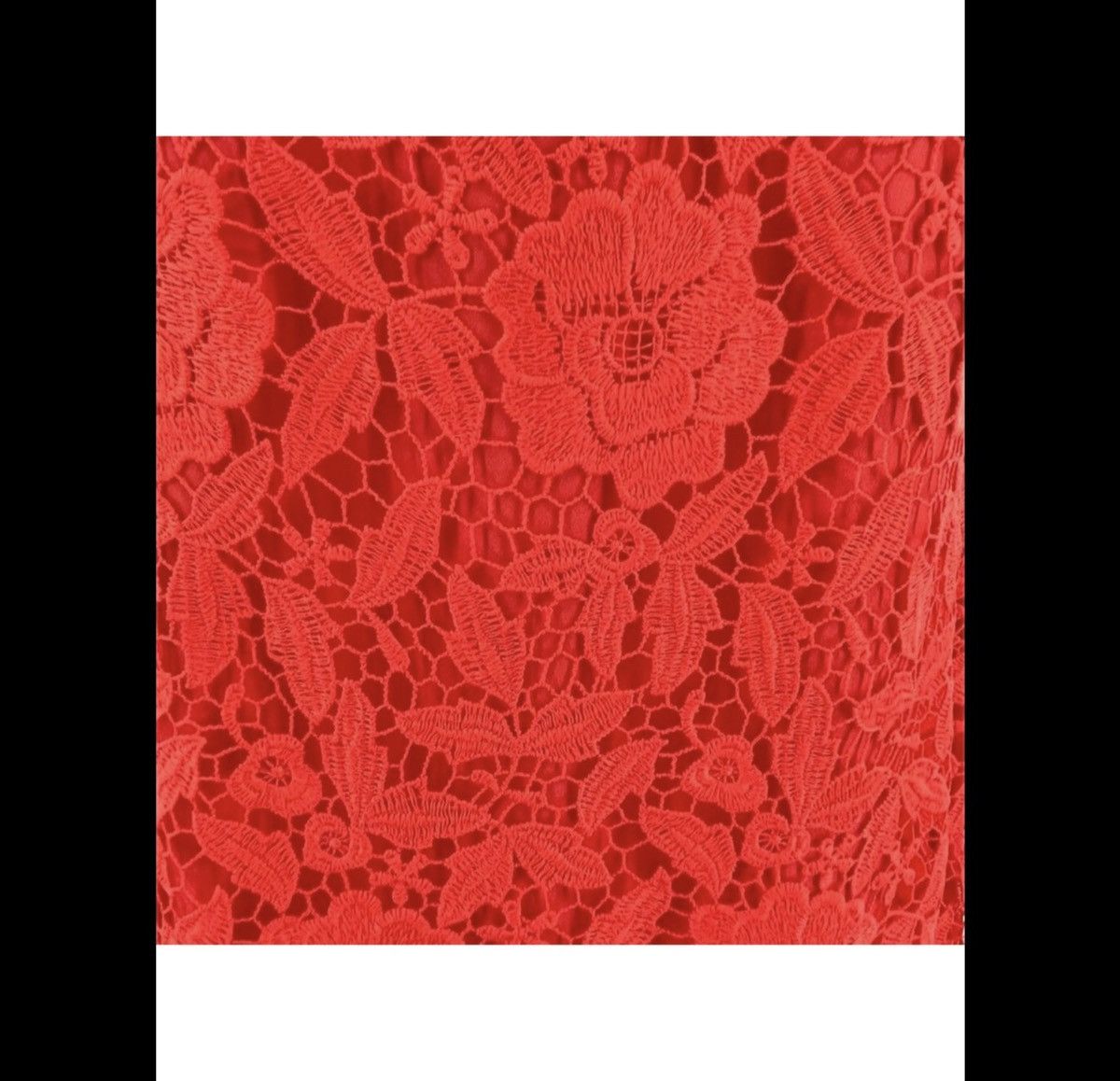 Free People Free People Floral Lace Sleeveless Mini Sheath Dress Red Size M / US 6-8 / IT 42-44 - 12 Thumbnail