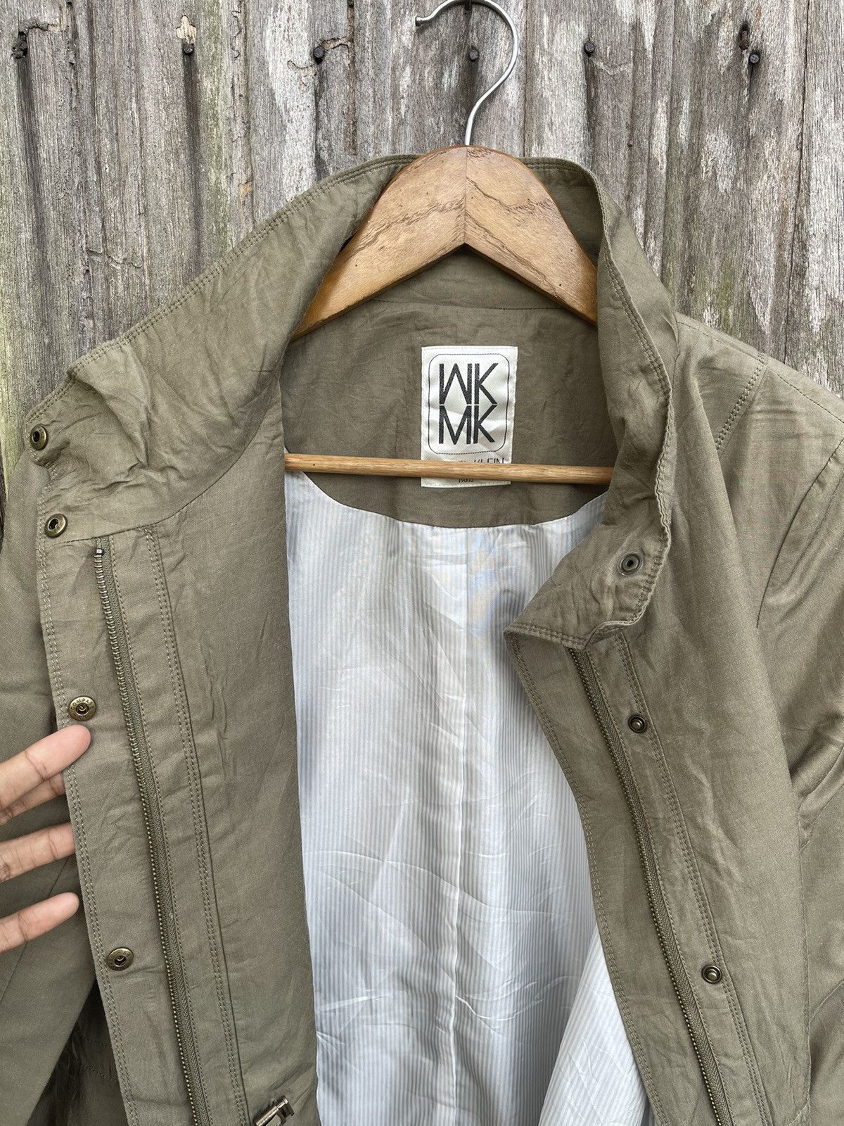 Designer Vintage Michel Klein WKMK Utility Coat Size M / US 6-8 / IT 42-44 - 16 Thumbnail
