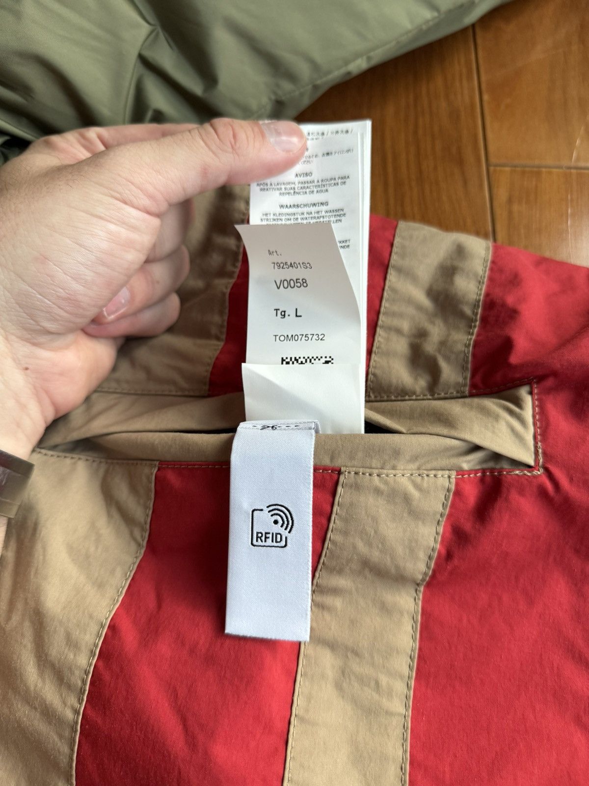 Stone Island Supreme®/Stone Island® Reversible Down Puffer Jacket-Olive Size US L / EU 52-54 / 3 - 12 Thumbnail