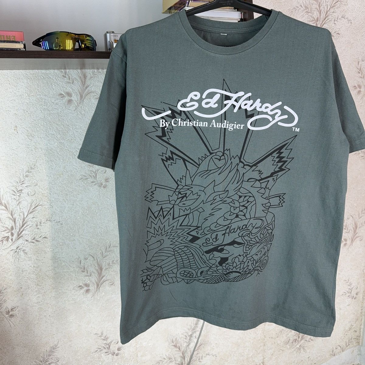 Christian Audigier × Ed Hardy Ed Hardy T shirt by Christian Audigier Y2K Streetwear XL Size US XL / EU 56 / 4 - 2 Thumbnail