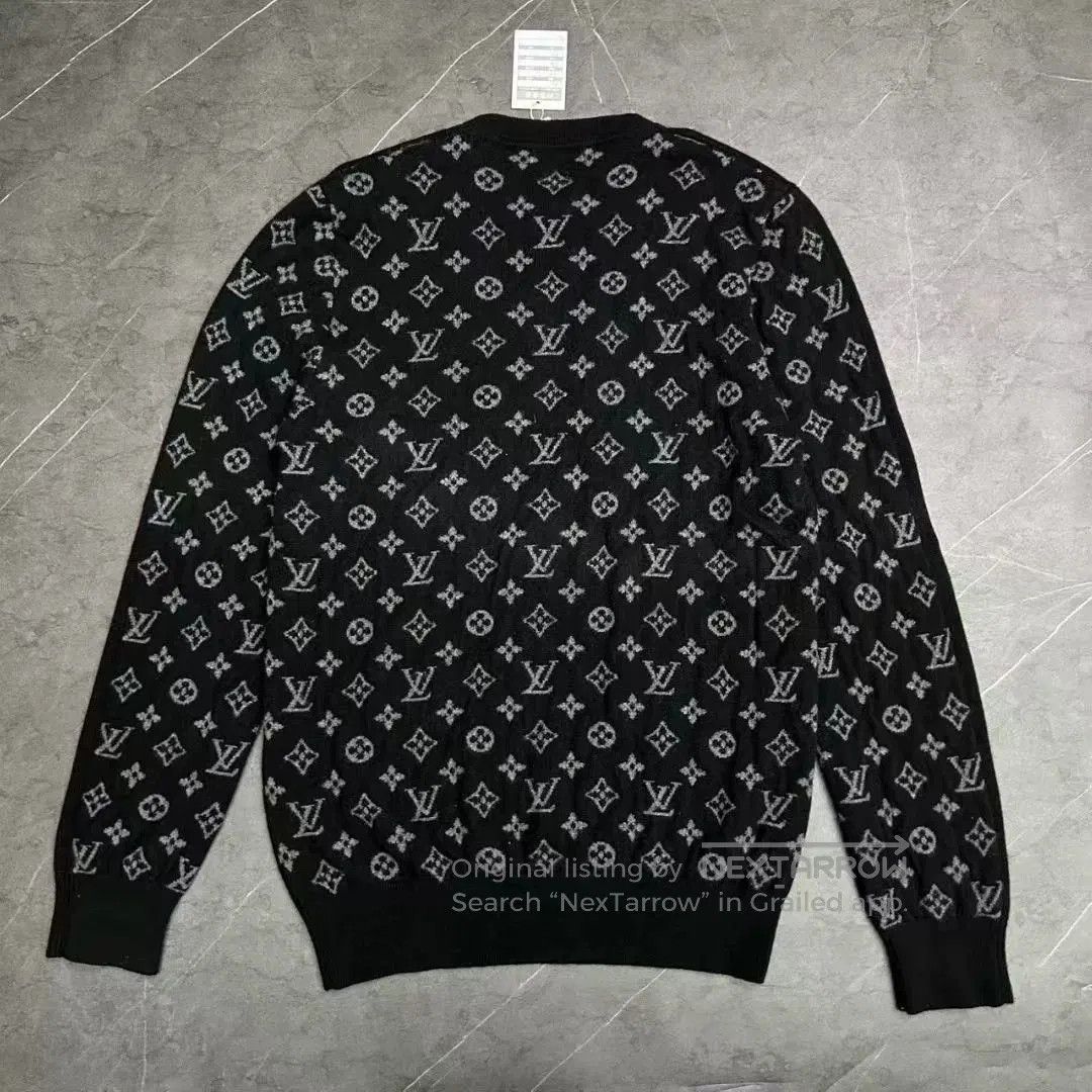 Louis Vuitton louis vuitton logo knit cashmere sweater. Size US XL / EU 56 / 4 - 1 Thumbnail
